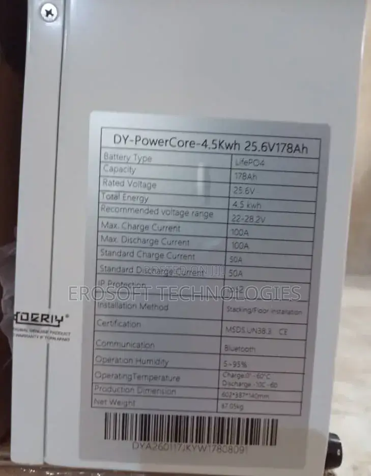 Blisslife 4.5kwh 24v Lithium Battery