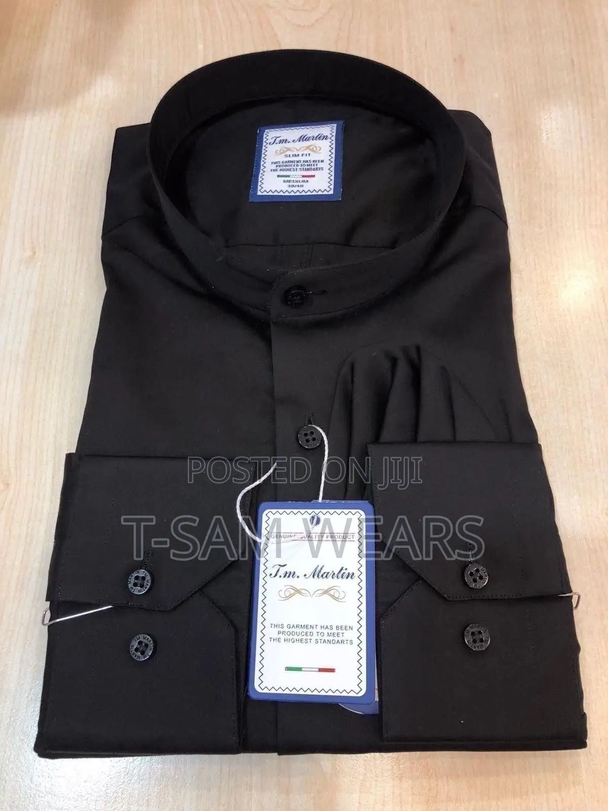 Tm Martin Bishop Neck Design Shirt