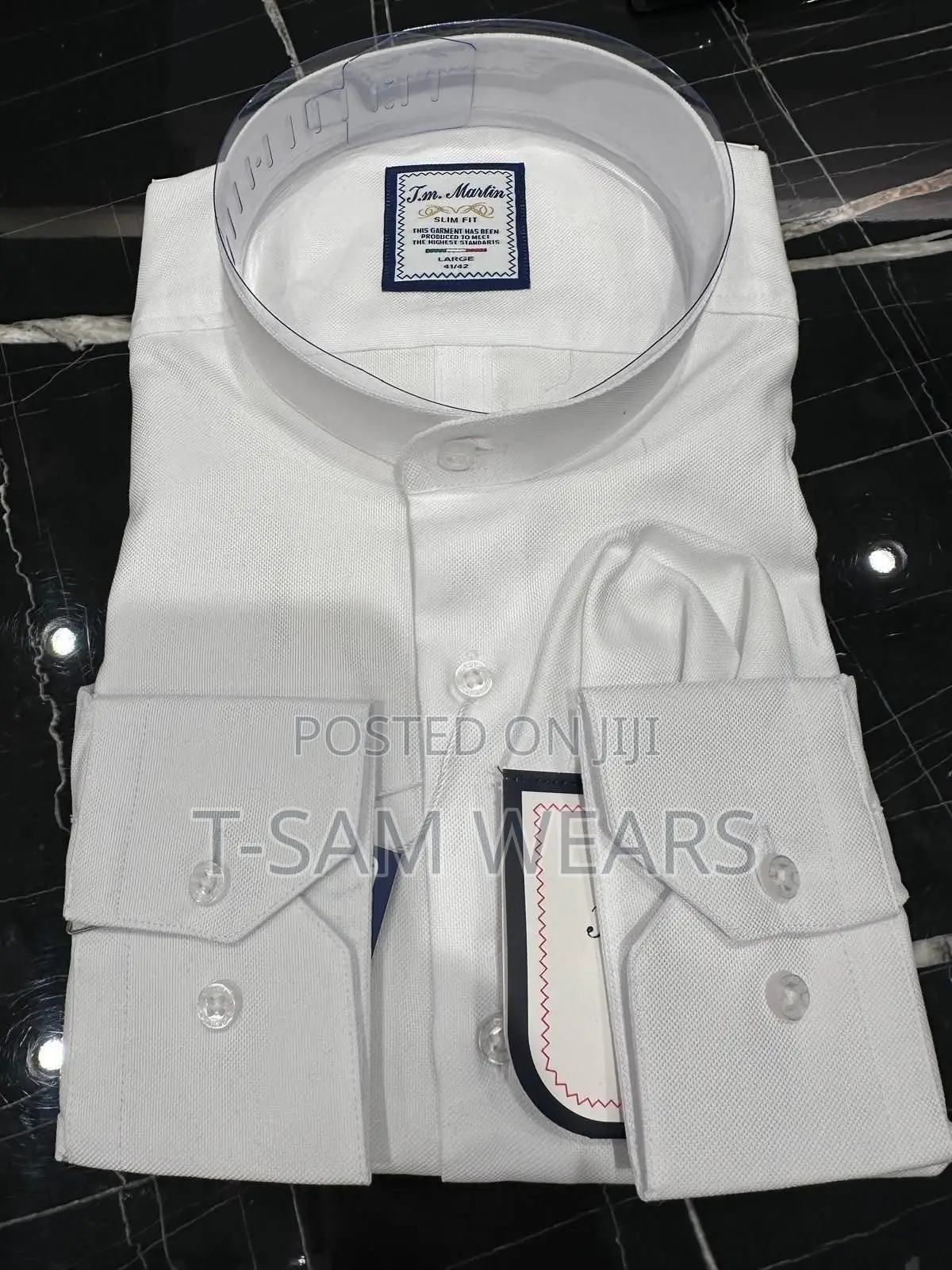 Tm Martin Bishop Neck Design Shirt