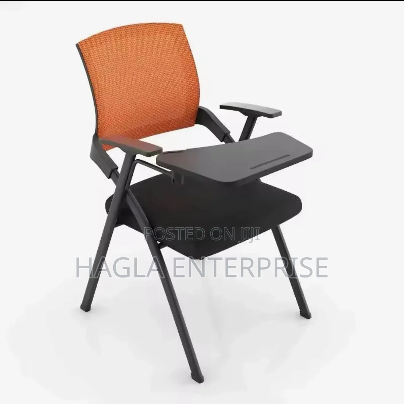 Modern Office Chair With an Attached Writing Tablet/Desk