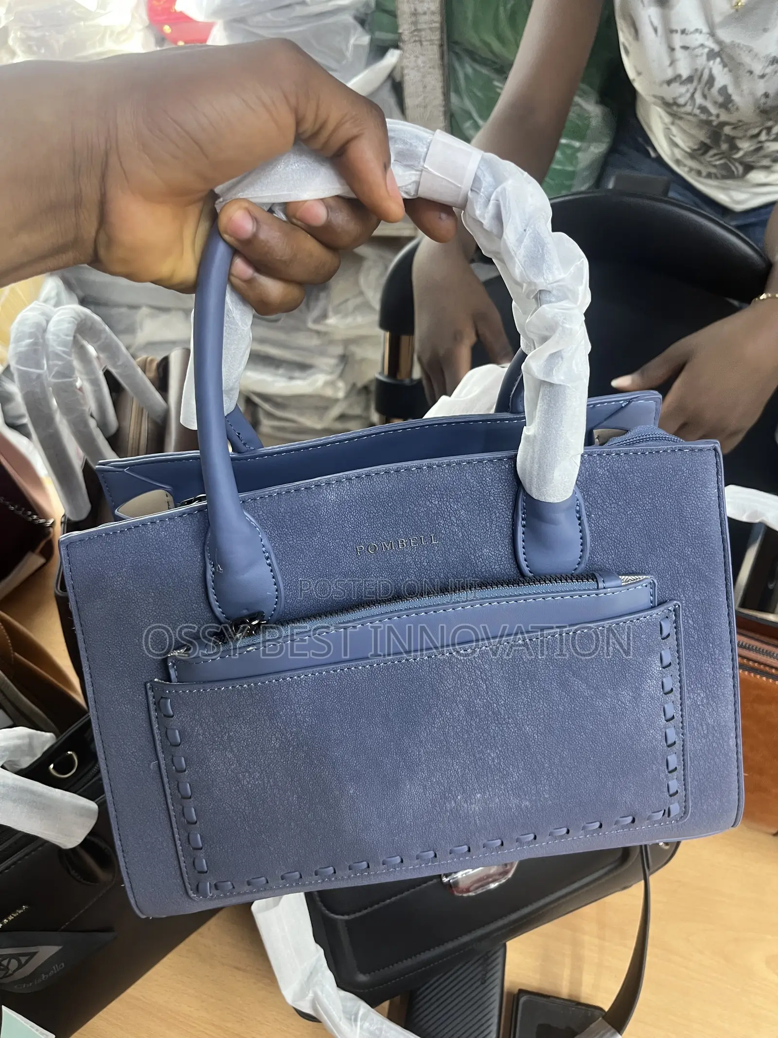 Ladies Luxury Blue Handbag Brand New