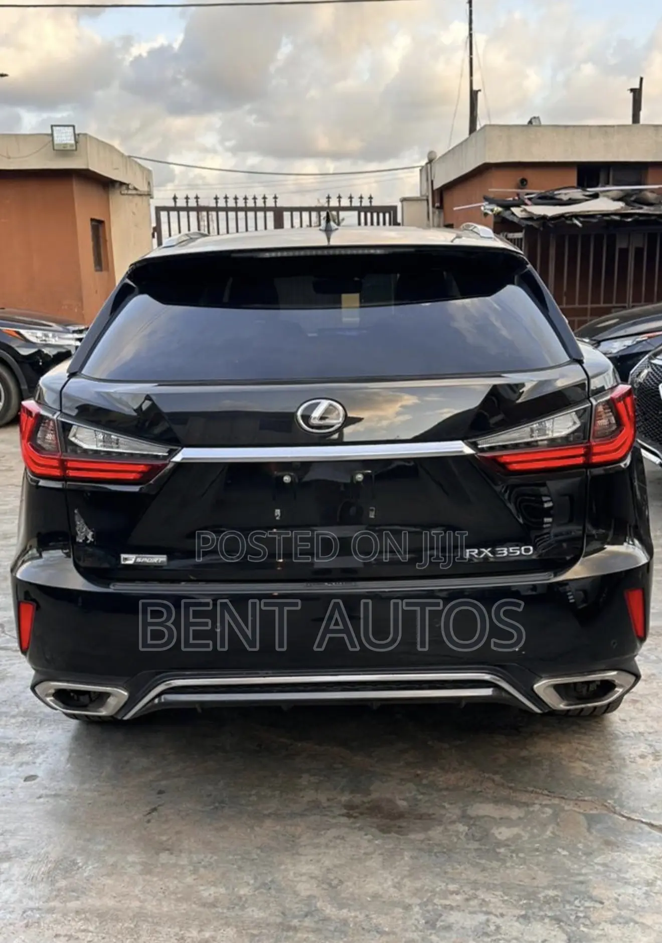 Lexus RX 350 F Sport AWD 2016 Black