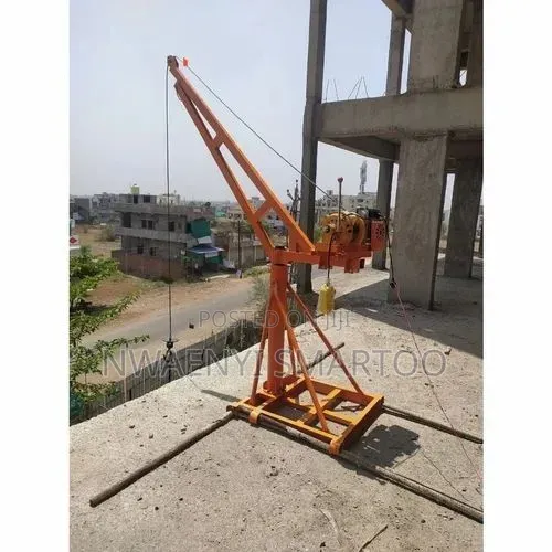 Site Mini Concrete Cement Lifting Crane