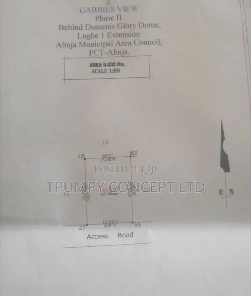 Prime 320sqm Land for Sale in Lugbe Extension, Abuja