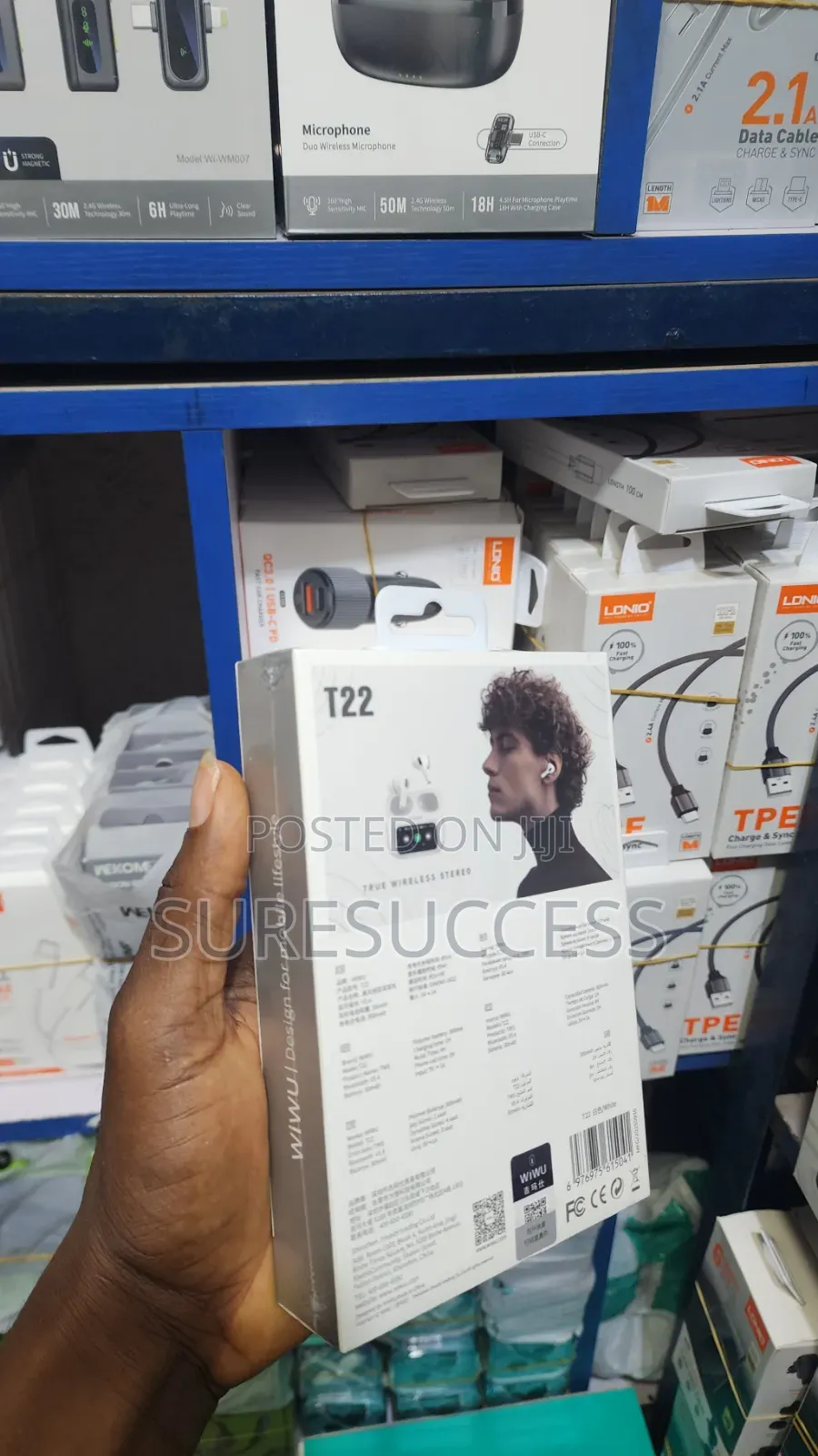 Touch Screen and Active Noise Cancellation Earbuds