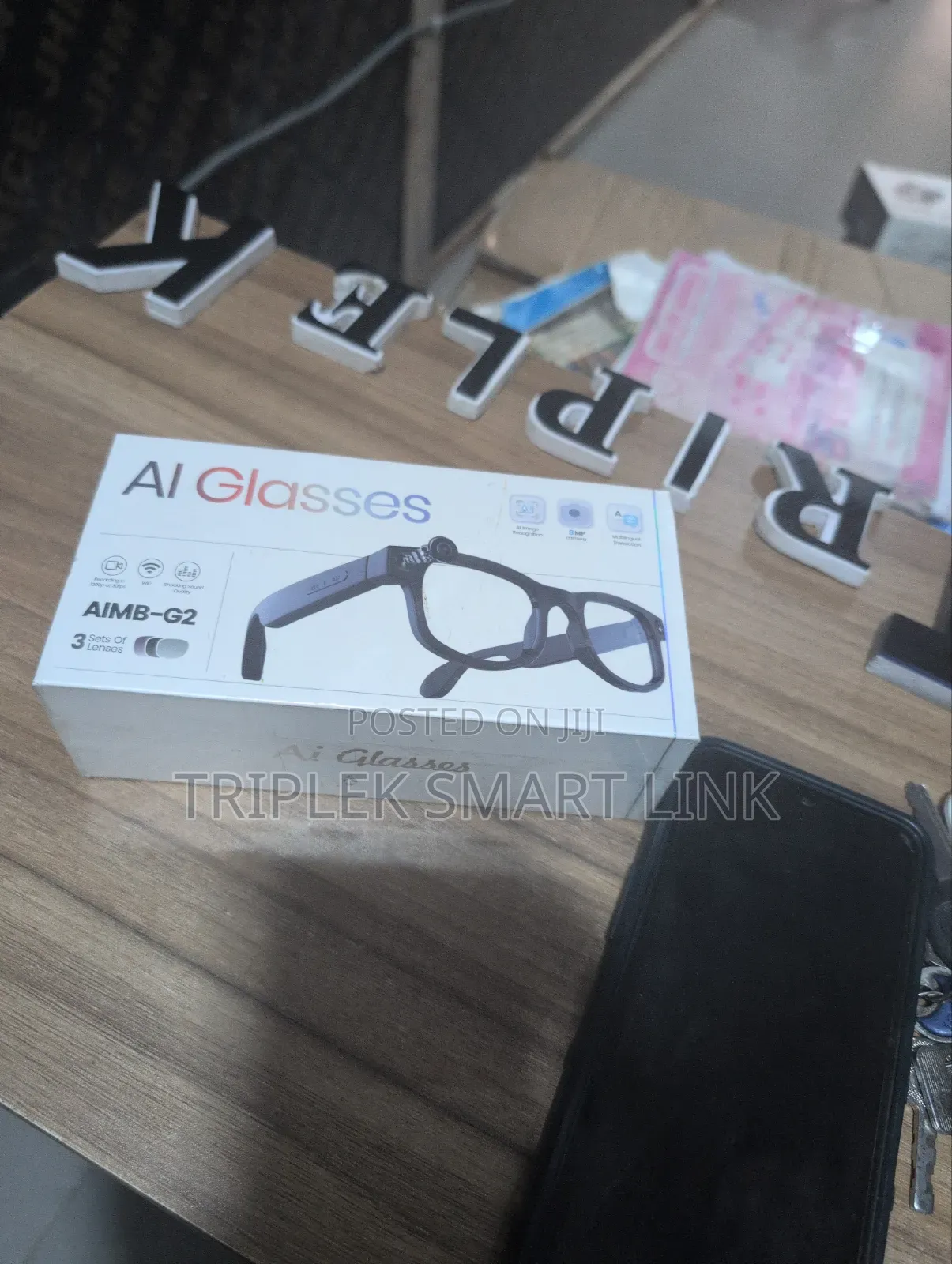 G2 Ai Intelligence Wi-Fi Video Camera Smart Glasses