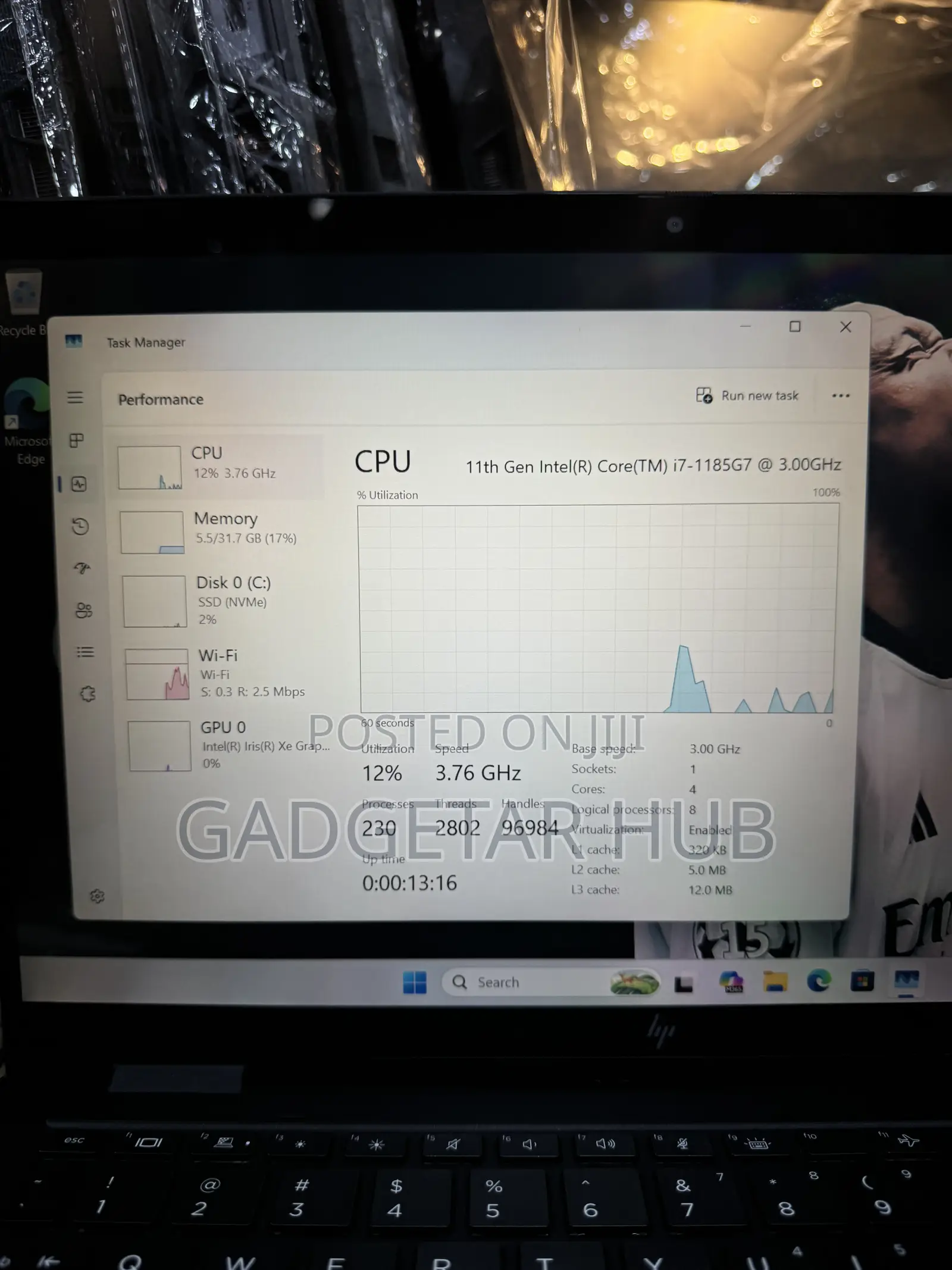 Laptop HP 32GB Intel Core i7 SSD 512GB