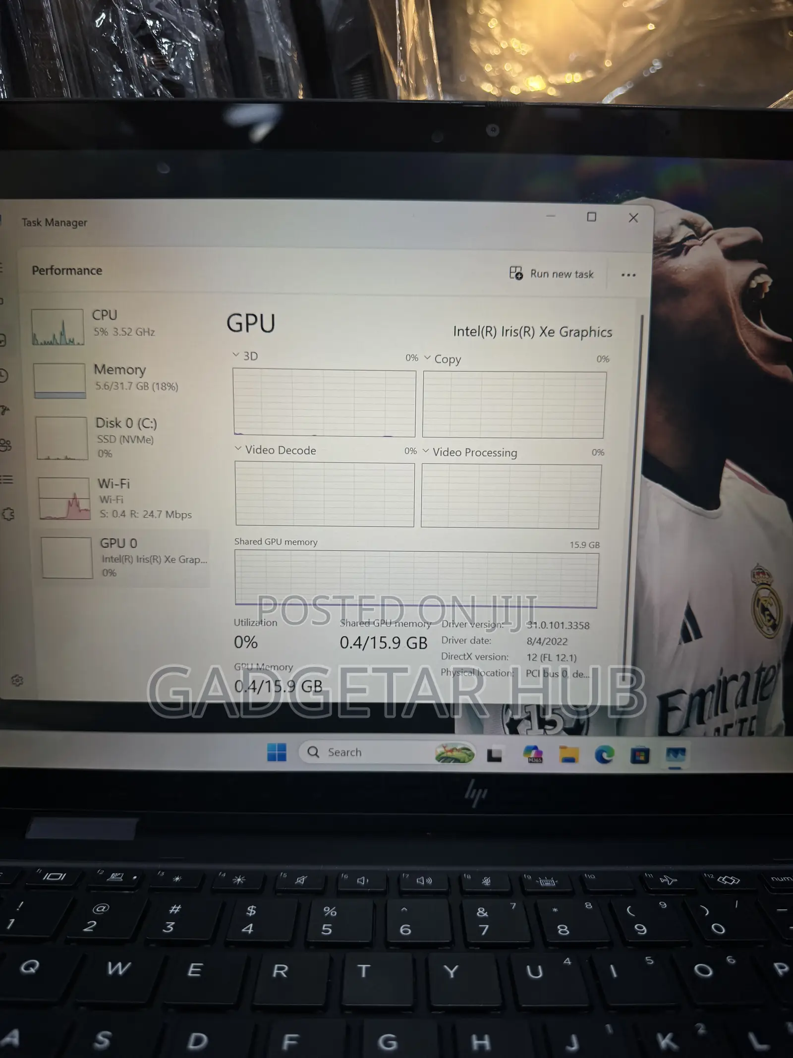 Laptop HP 32GB Intel Core i7 SSD 512GB