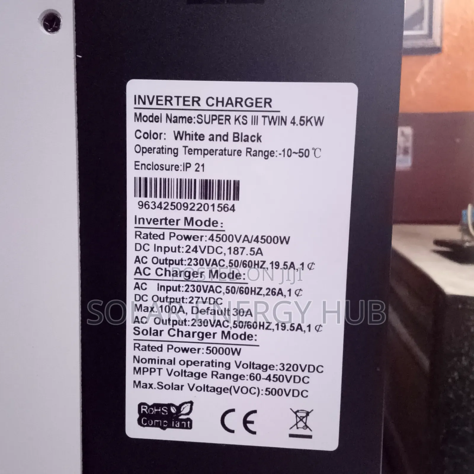 4.5kva/24v Katrina Hybrid Inverter