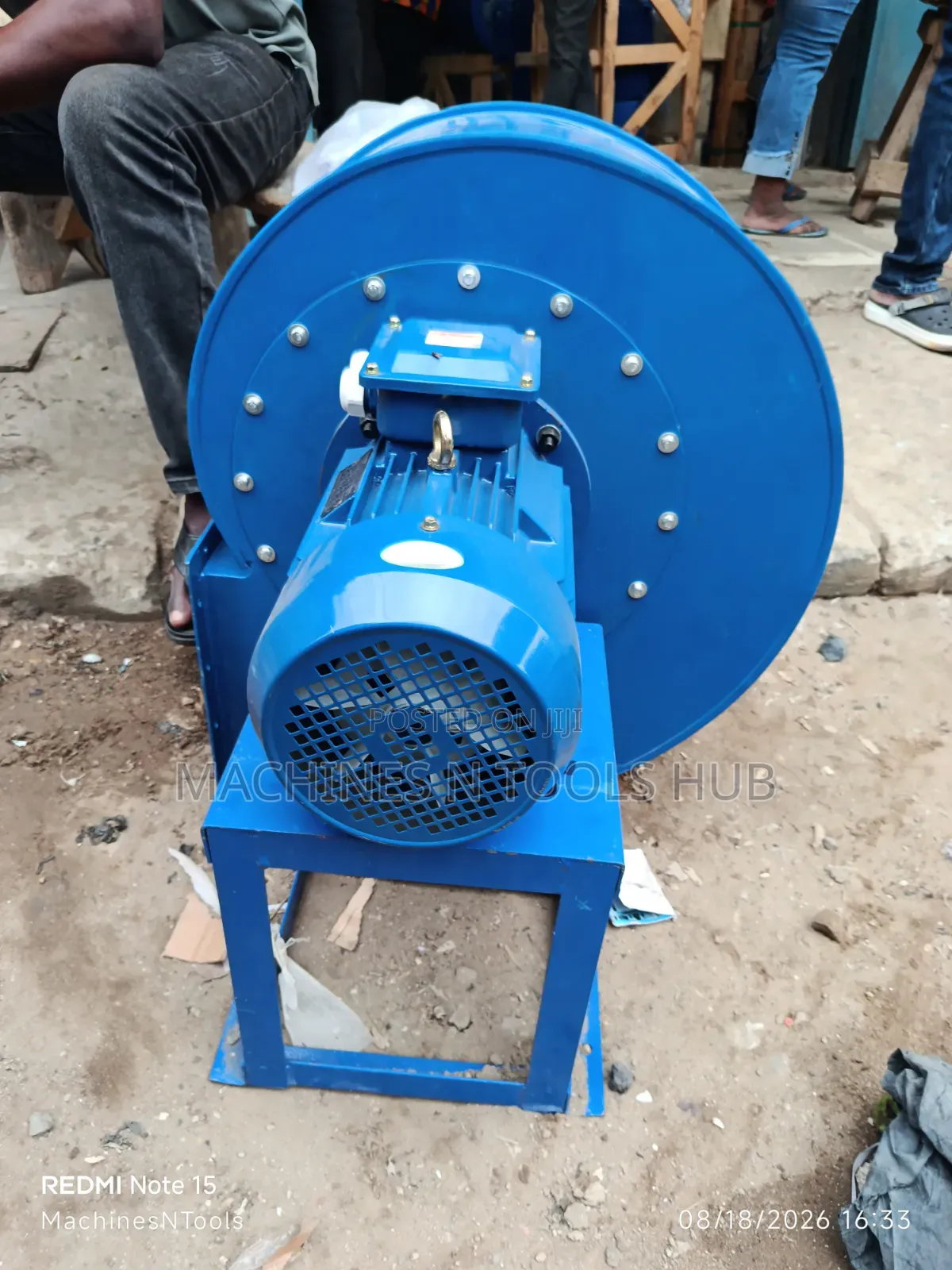 7.5 kW (10 HP) Industrial Centrifugal Air Blower