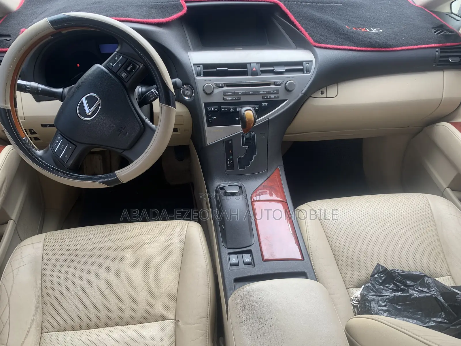 Lexus RX 350 AWD 2012 Gold