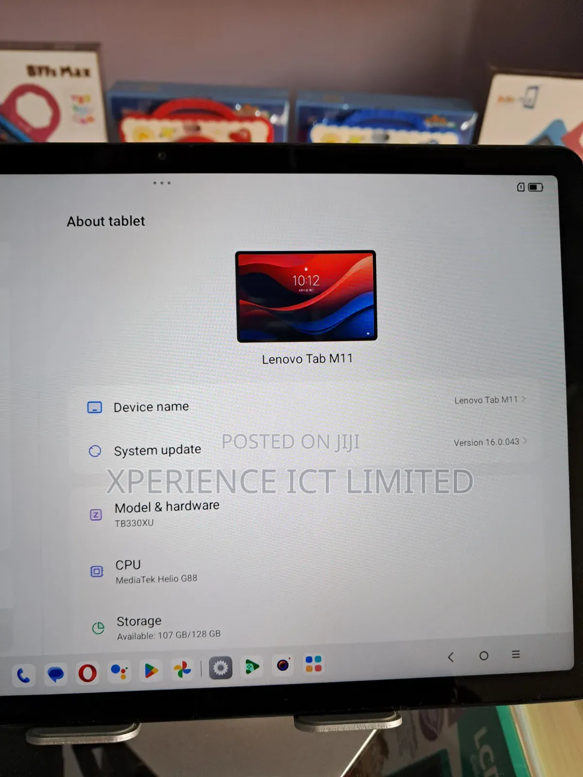 Lenovo Tab M11 128 GB Silver