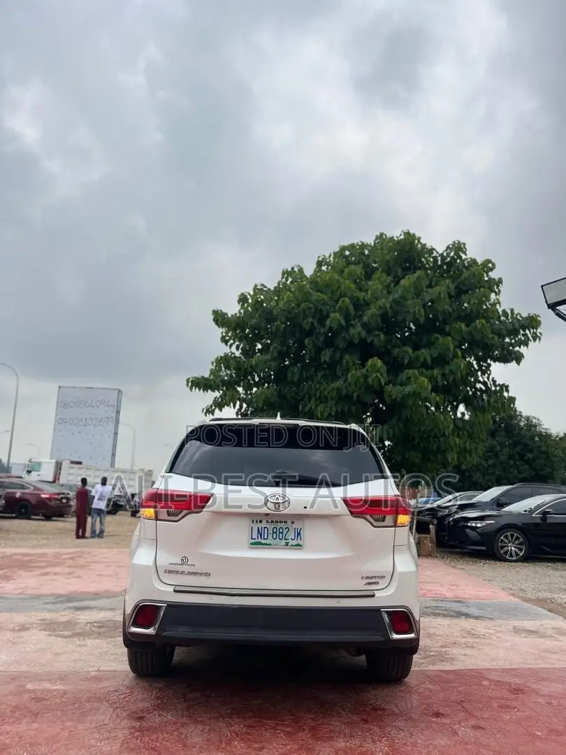 Toyota Highlander Limited 4x4 V6 (3.5L 6cyl 8A) 2018 White