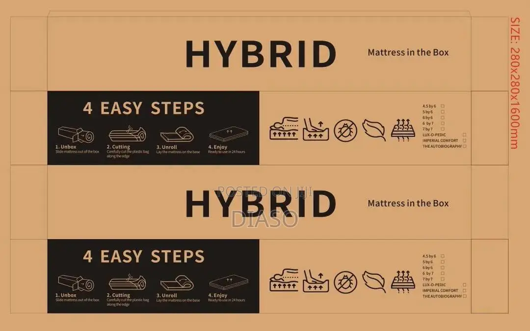 Order for Your Affordable Brand New Canadian/ USA Hybrid Mattress