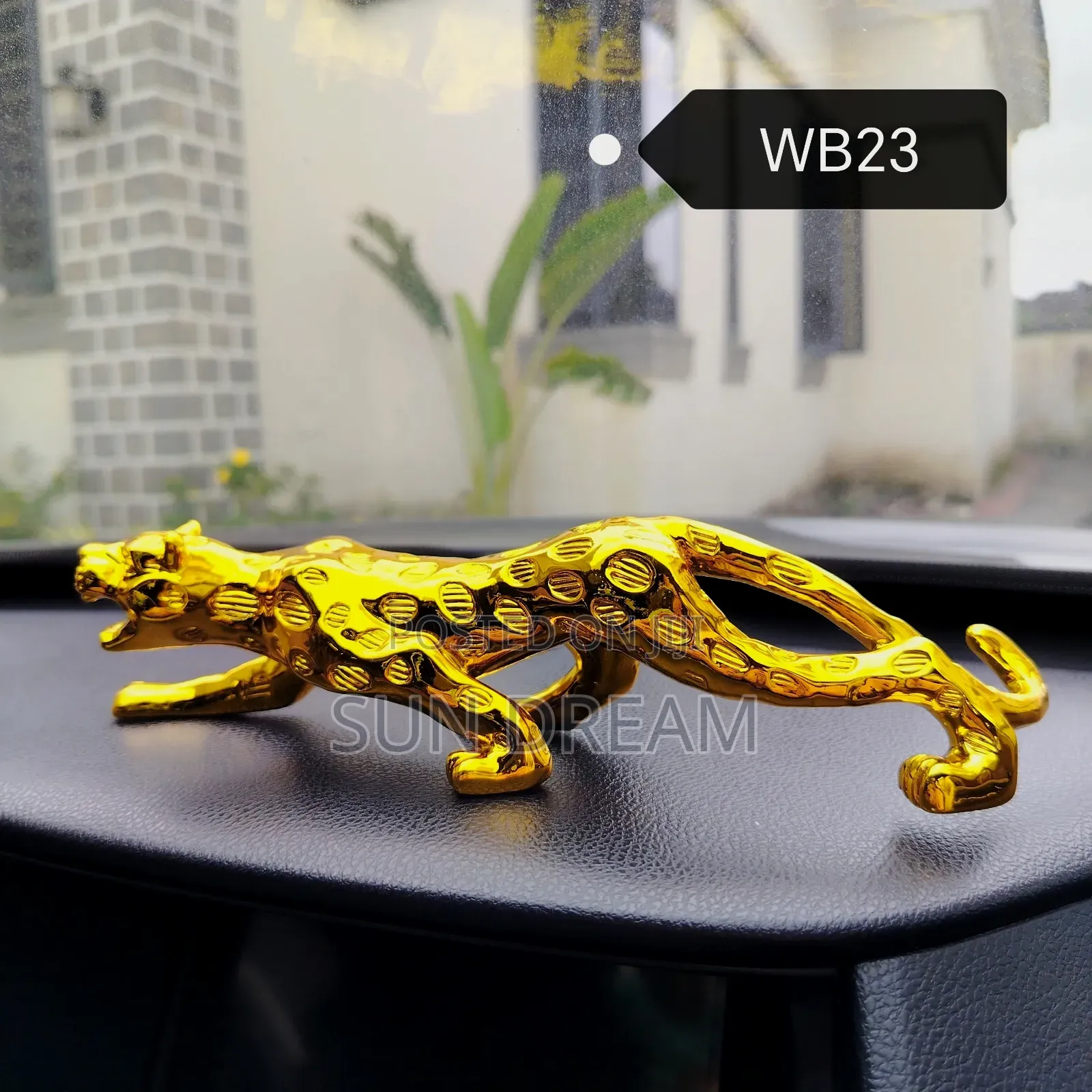Golden Leopard Decoration Car Accessories Home Decoration Men Gift