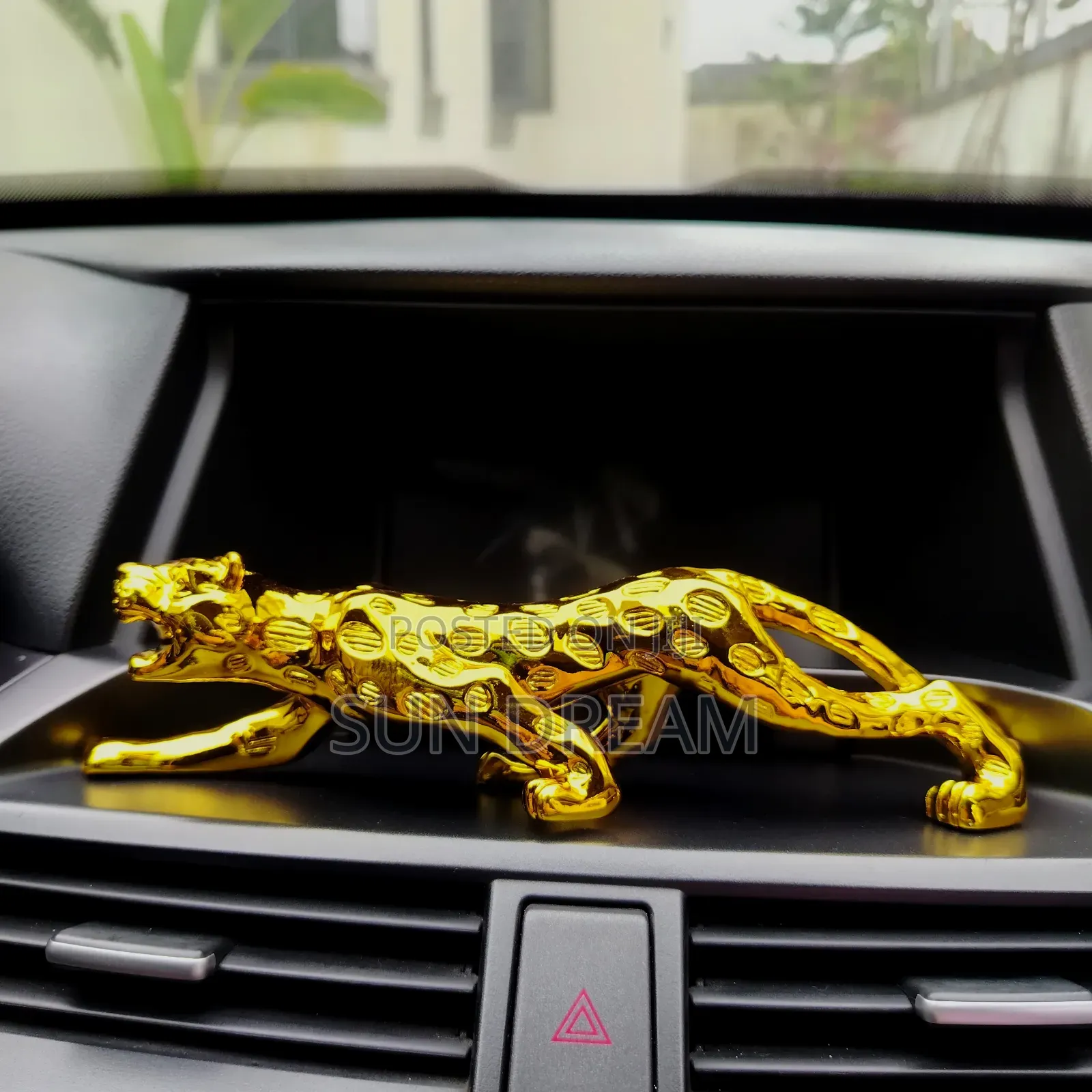 Golden Leopard Decoration Car Accessories Home Decoration Men Gift