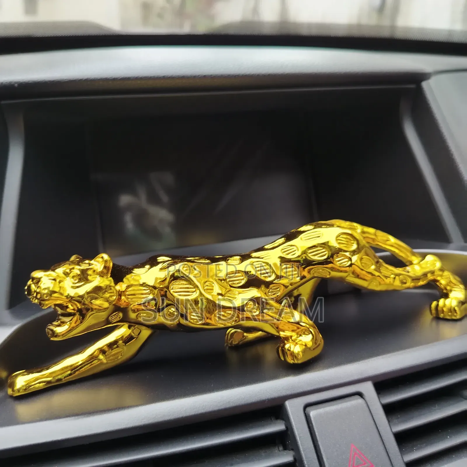 Golden Leopard Decoration Car Accessories Home Decoration Men Gift