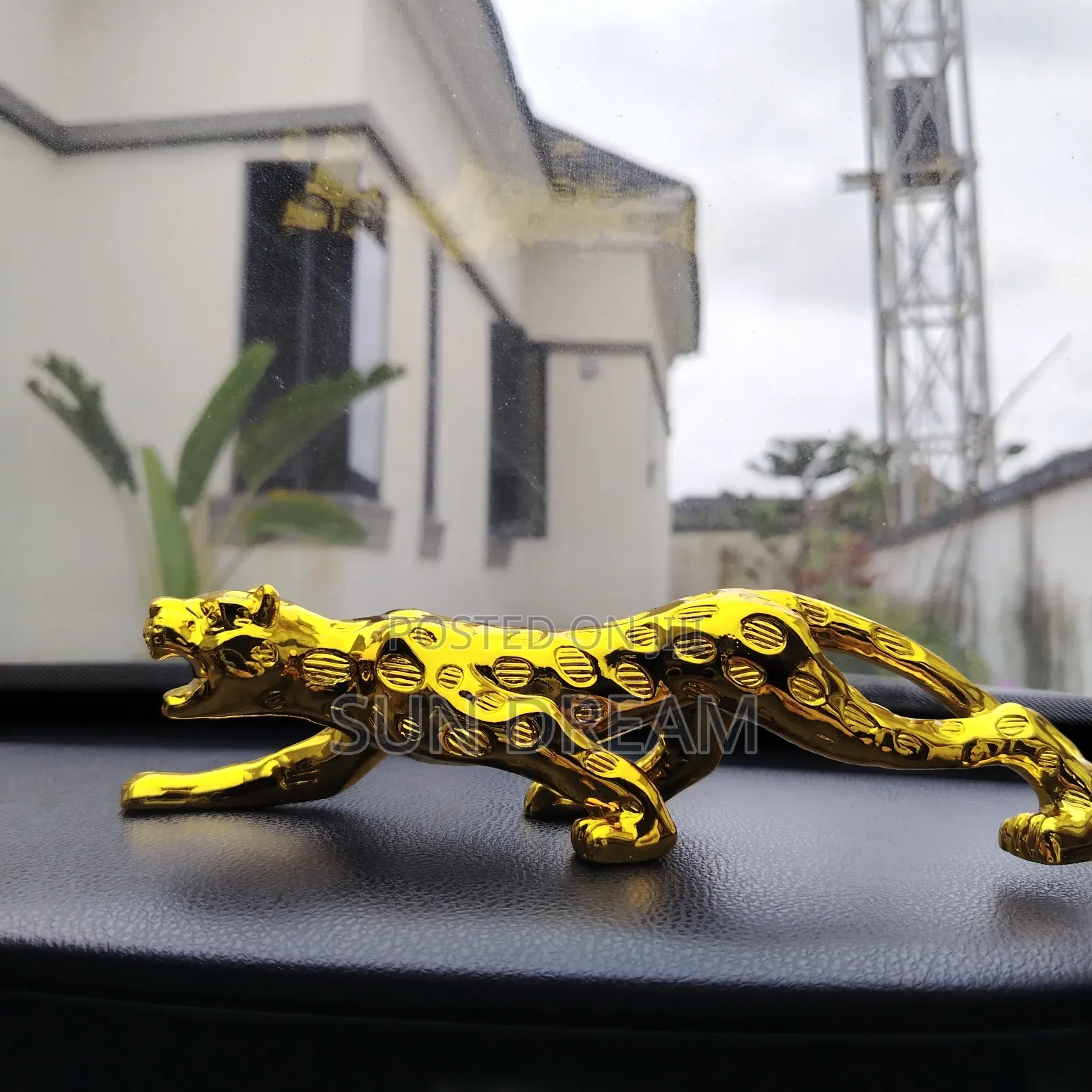 Golden Leopard Decoration Car Accessories Home Decoration Men Gift