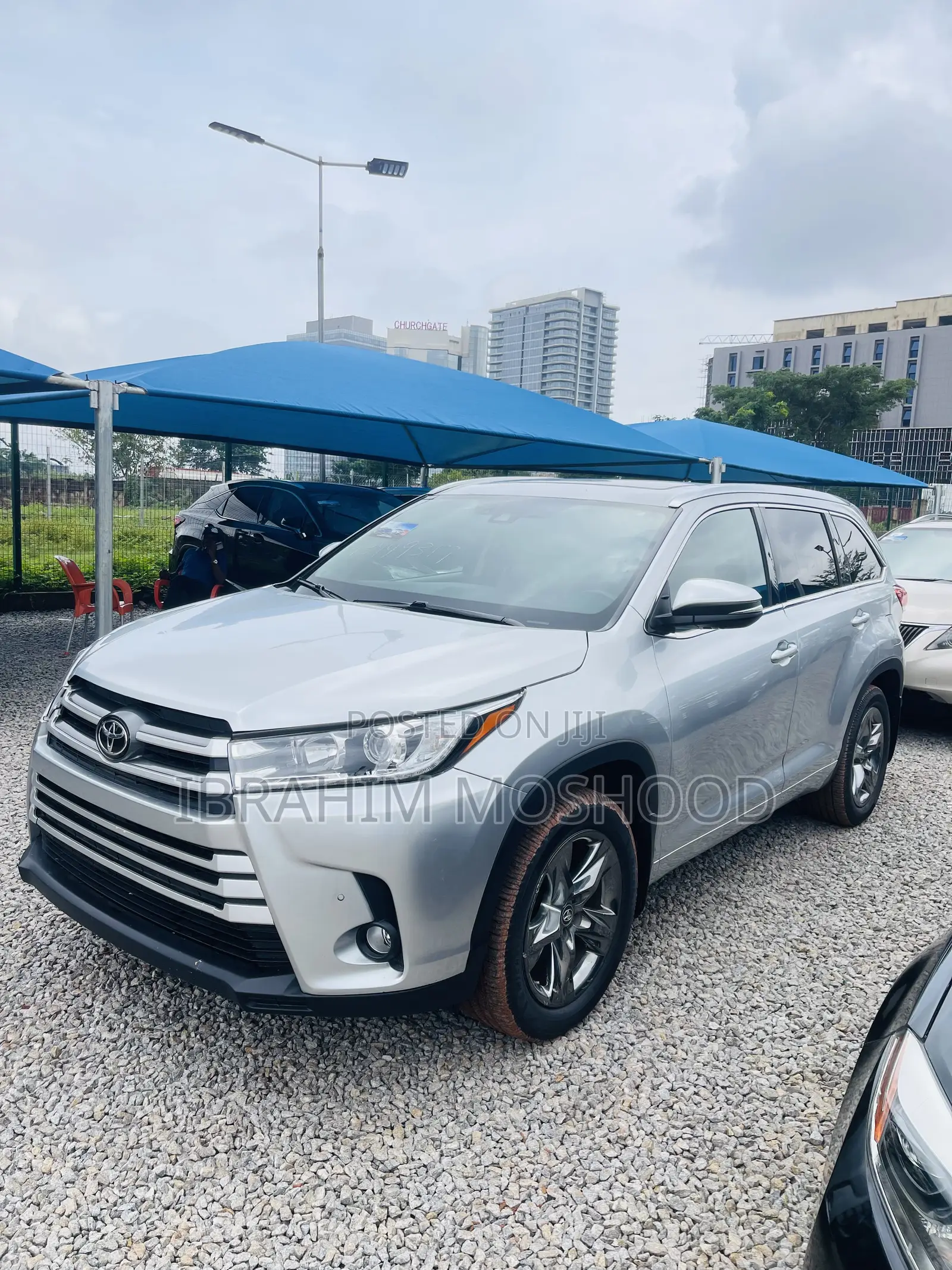 Toyota Highlander Limited 4x4 V6 (3.5L 6cyl 8A) 2017 Silver