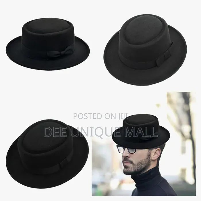 Wool Short Brim Fedorahat.Unisex Available in Various Colors