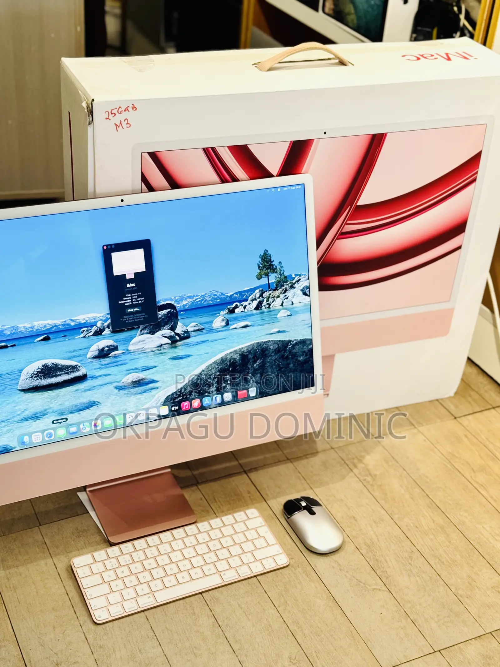 Desktop Computer Apple iMac M3 8GB Apple M3 HDD+SSD 256GB