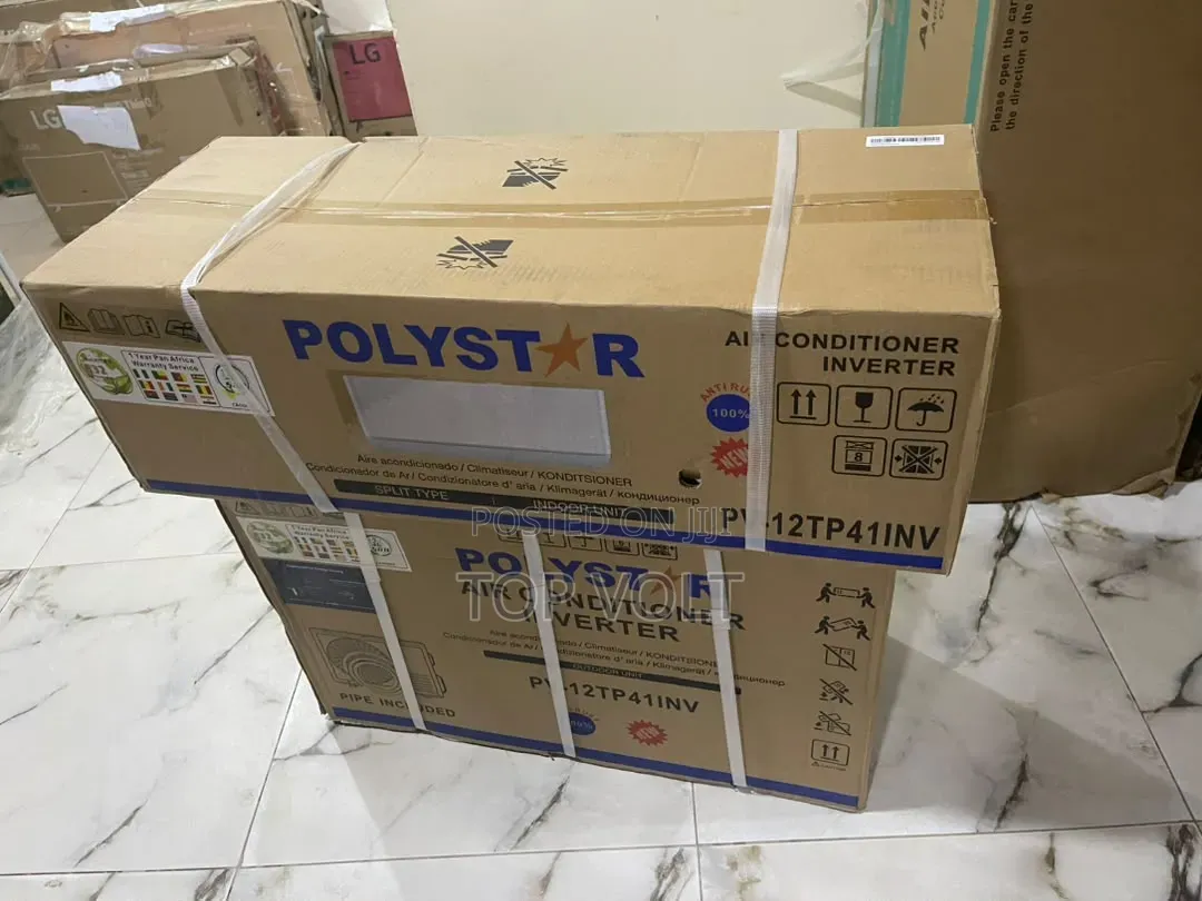 Polystar 1.5HP Inverter AC With Complete Kit