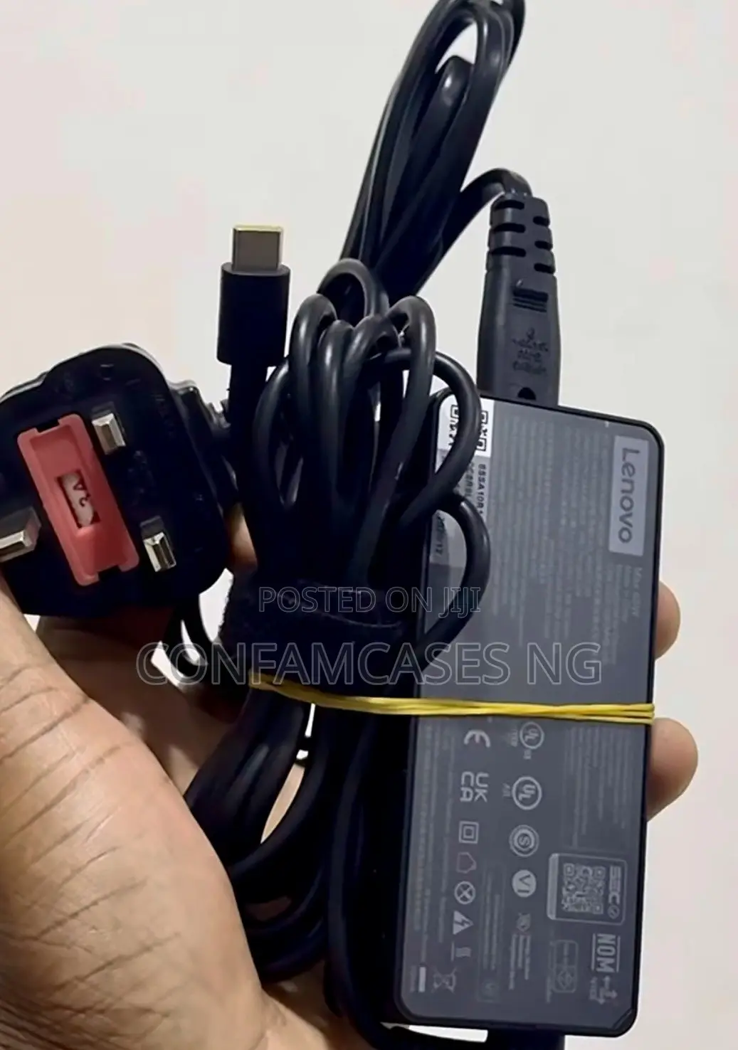 Original Lenovo 65W Type C Follow Come Laptop Charger