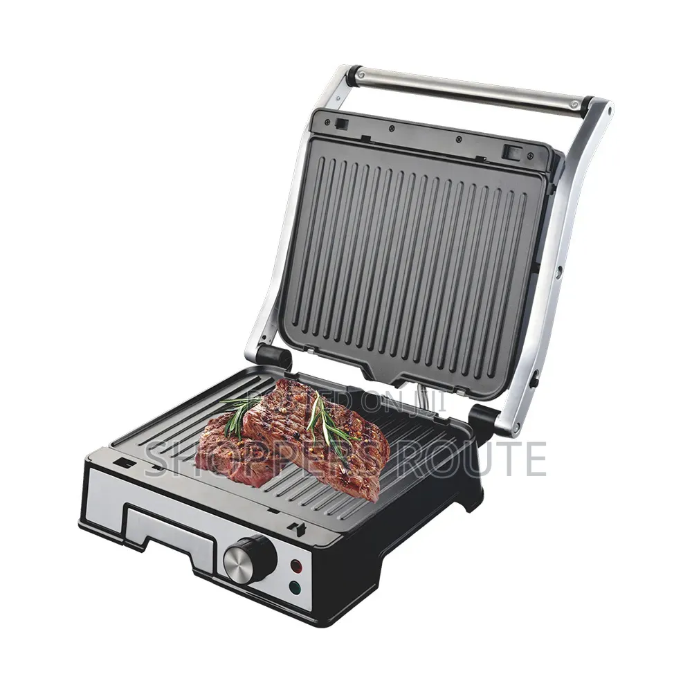 ORVICA Electric Grill Pan Non-Stick Stainless Steel