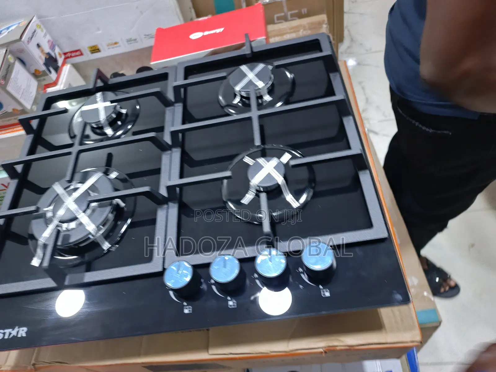 Polystar 4 Burner Gas Hob – Powerful Cooking for Modern Kitchens