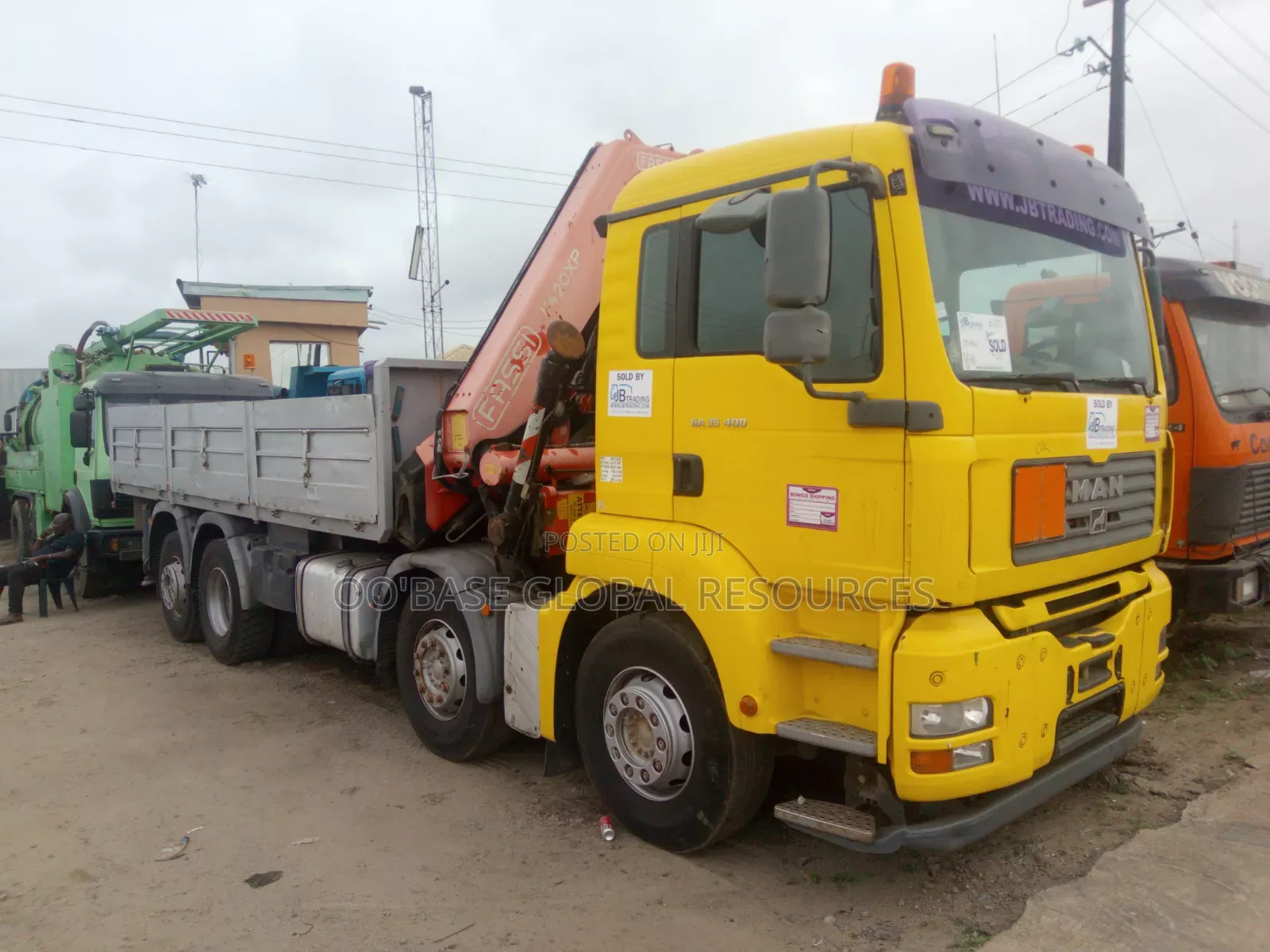 12tons Man Hiab Truck