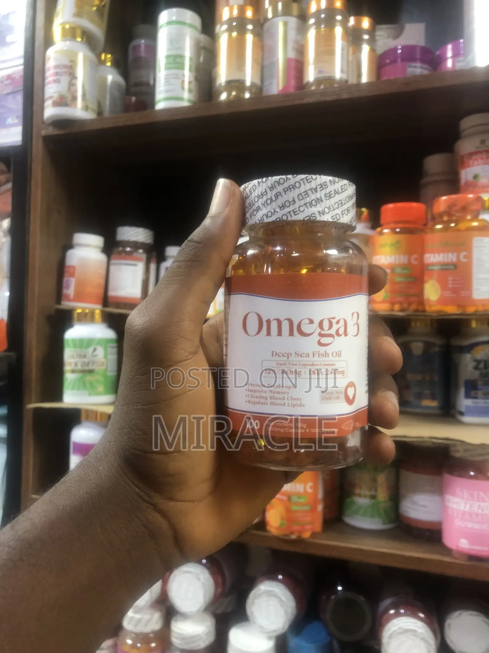 Omega-3 Deep Sea Fish Oil – 100 Capsules