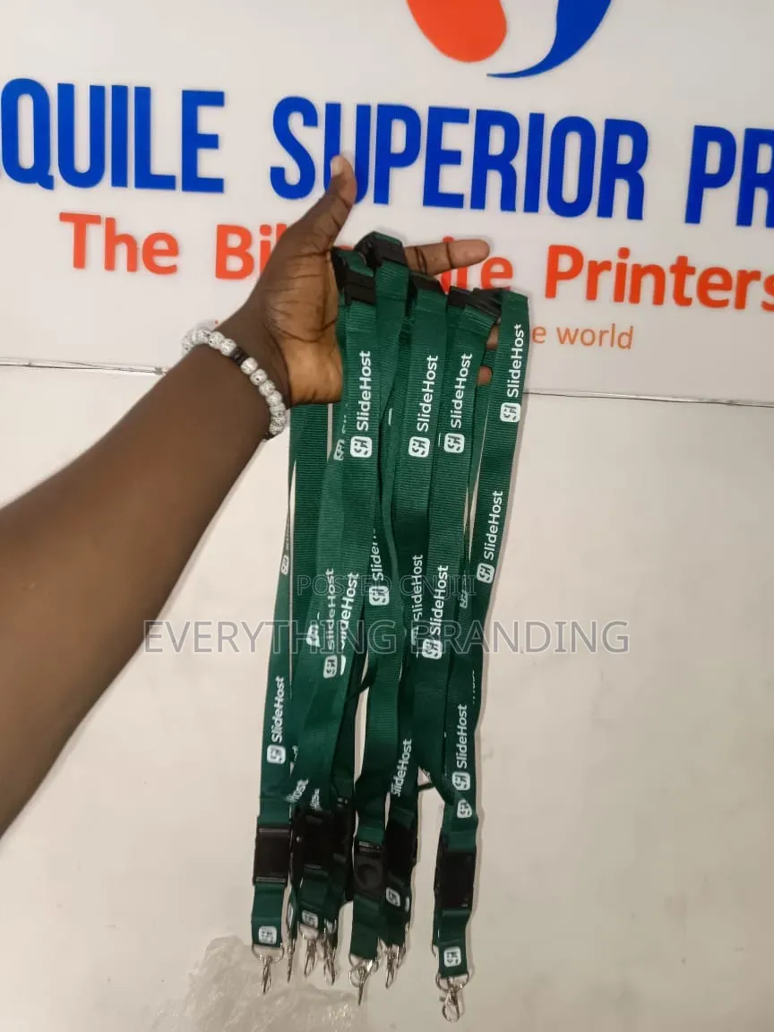 Custom DTF Lanyards for Supermarket Workers Id Branding