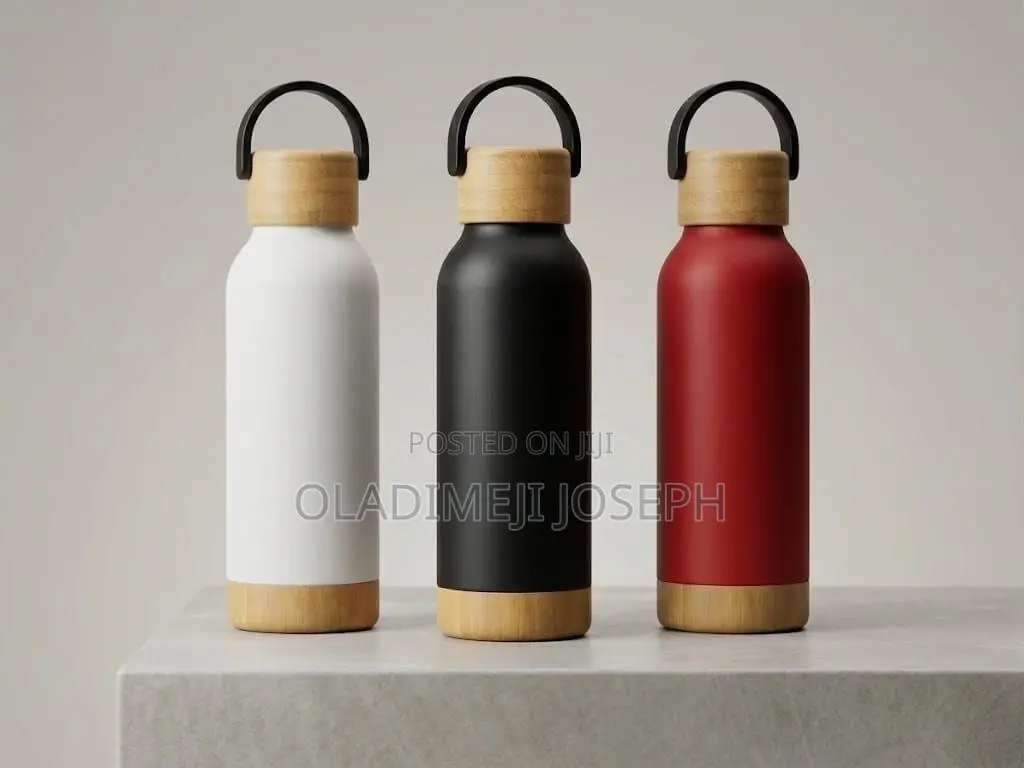 Wooden Base and Cover Matt Flask