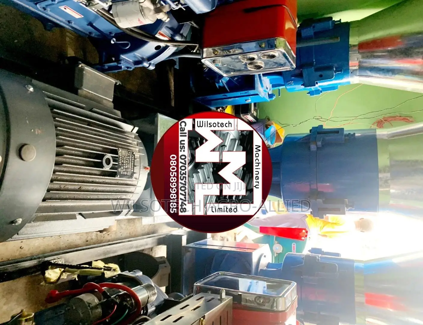 2tons/Hr Electric Motor Pelletizer Machine