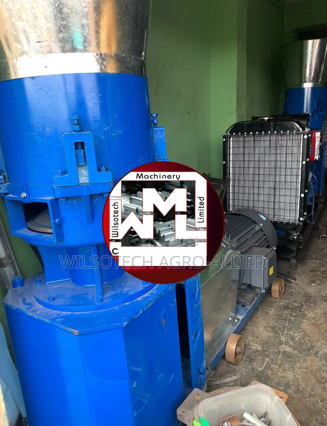 2tons/Hr Electric Motor Pelletizer Machine