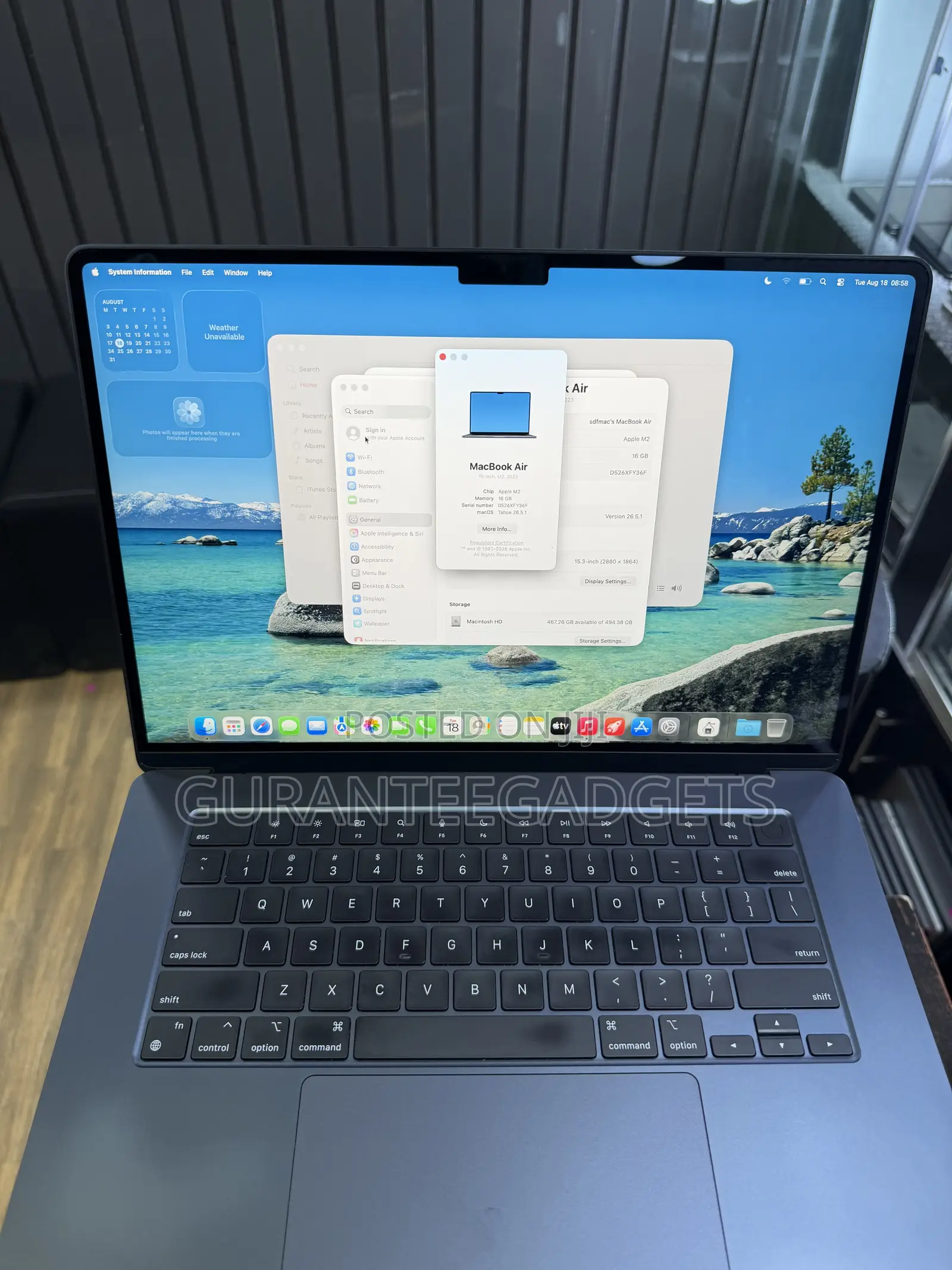 Laptop Apple MacBook Air 2023 M2 16GB Apple M2 SSD 512GB