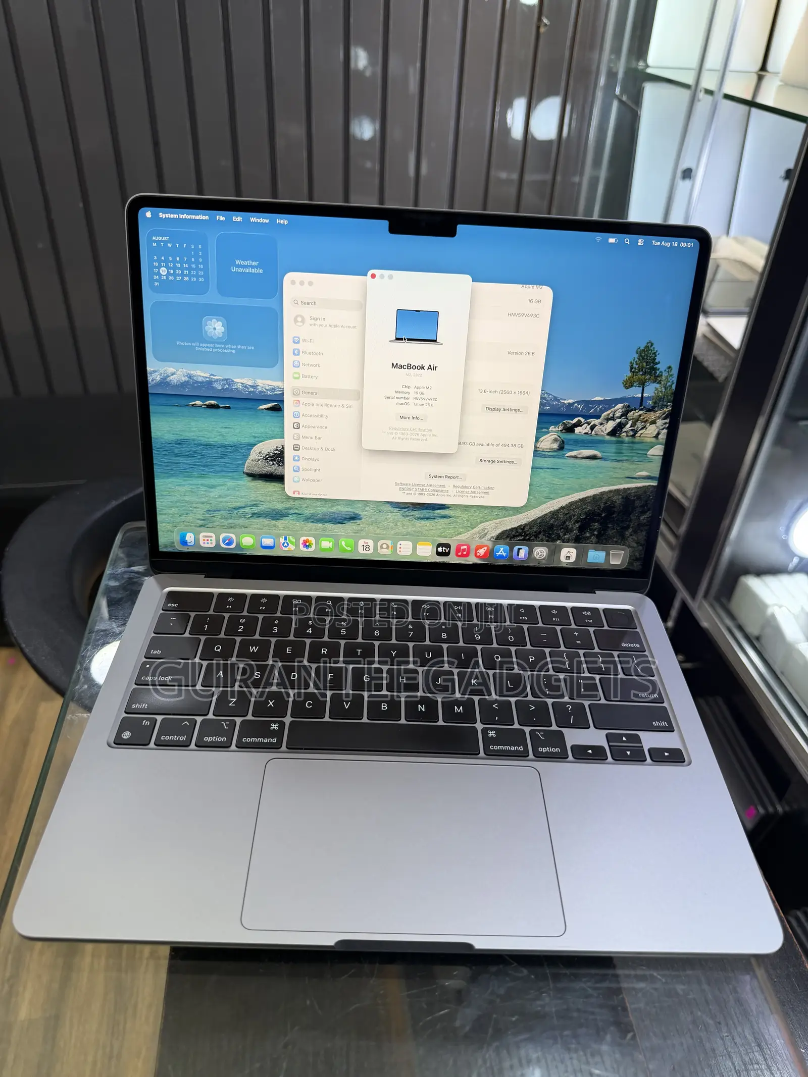 Laptop Apple MacBook Air 2022 M2 16GB Apple M2 SSD 512GB