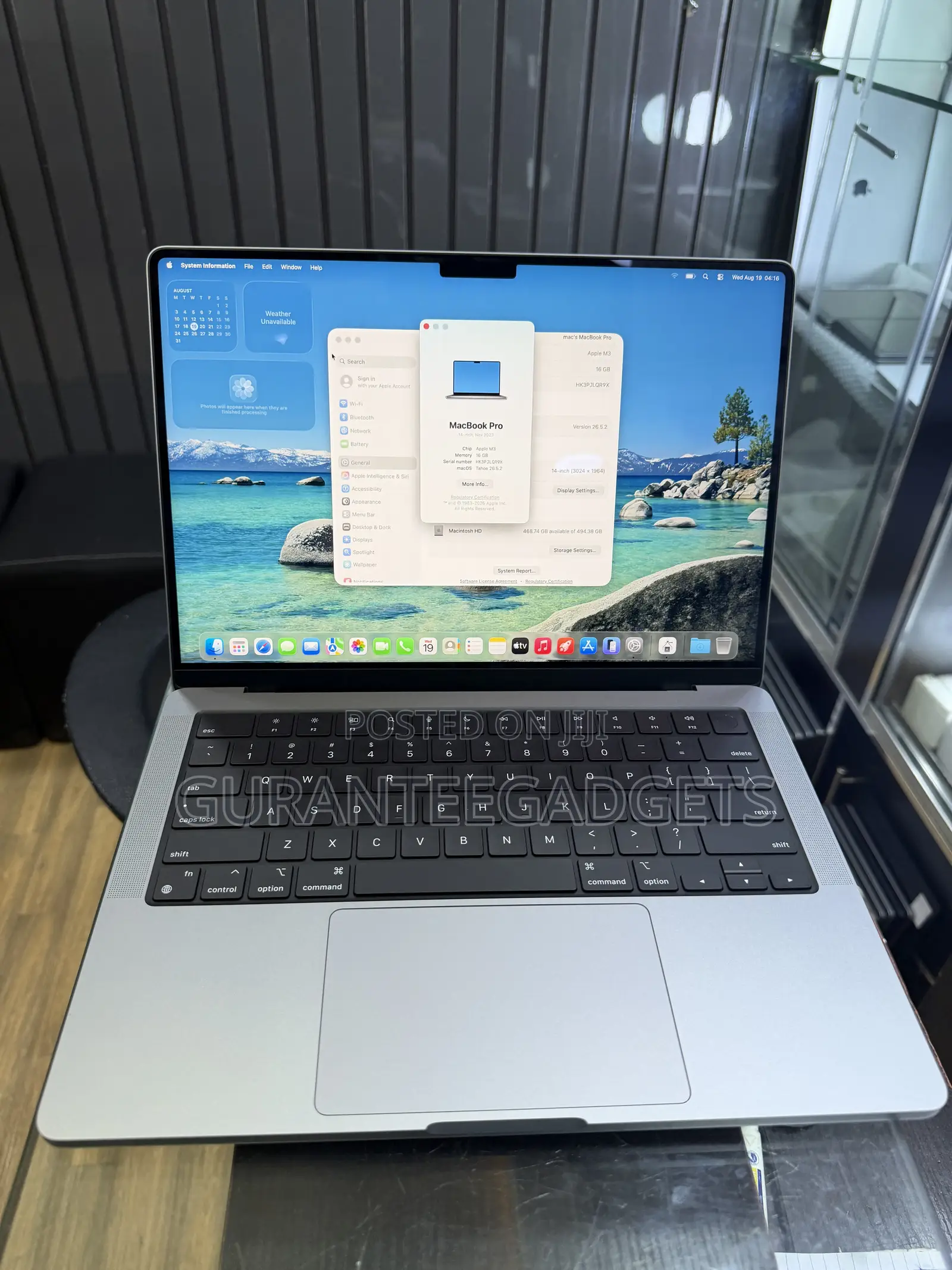 Laptop Apple MacBook Pro 2023 M3 16GB Apple M3 SSD 512GB