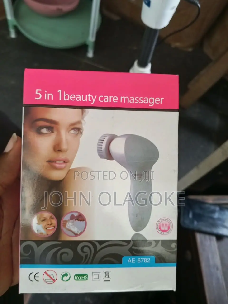 5in1 Facial Massager With Brushes for Skincare Routine