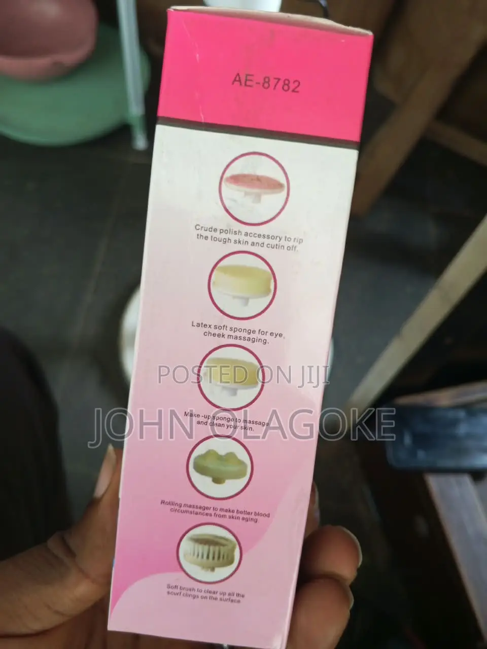 5in1 Facial Massager With Brushes for Skincare Routine