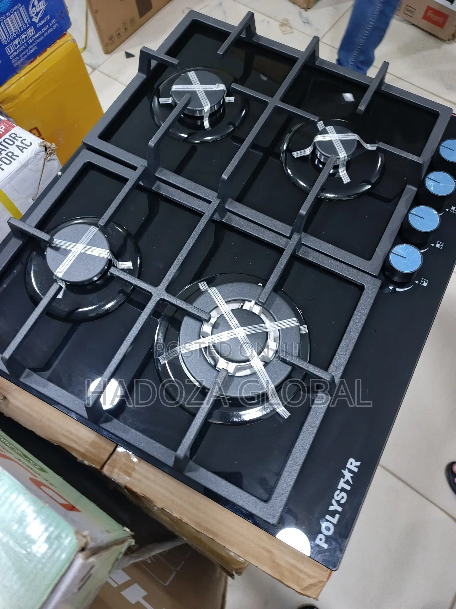 Polystar 4 Burner Built-in Gas Hob – Sleek Kitchen Appliance
