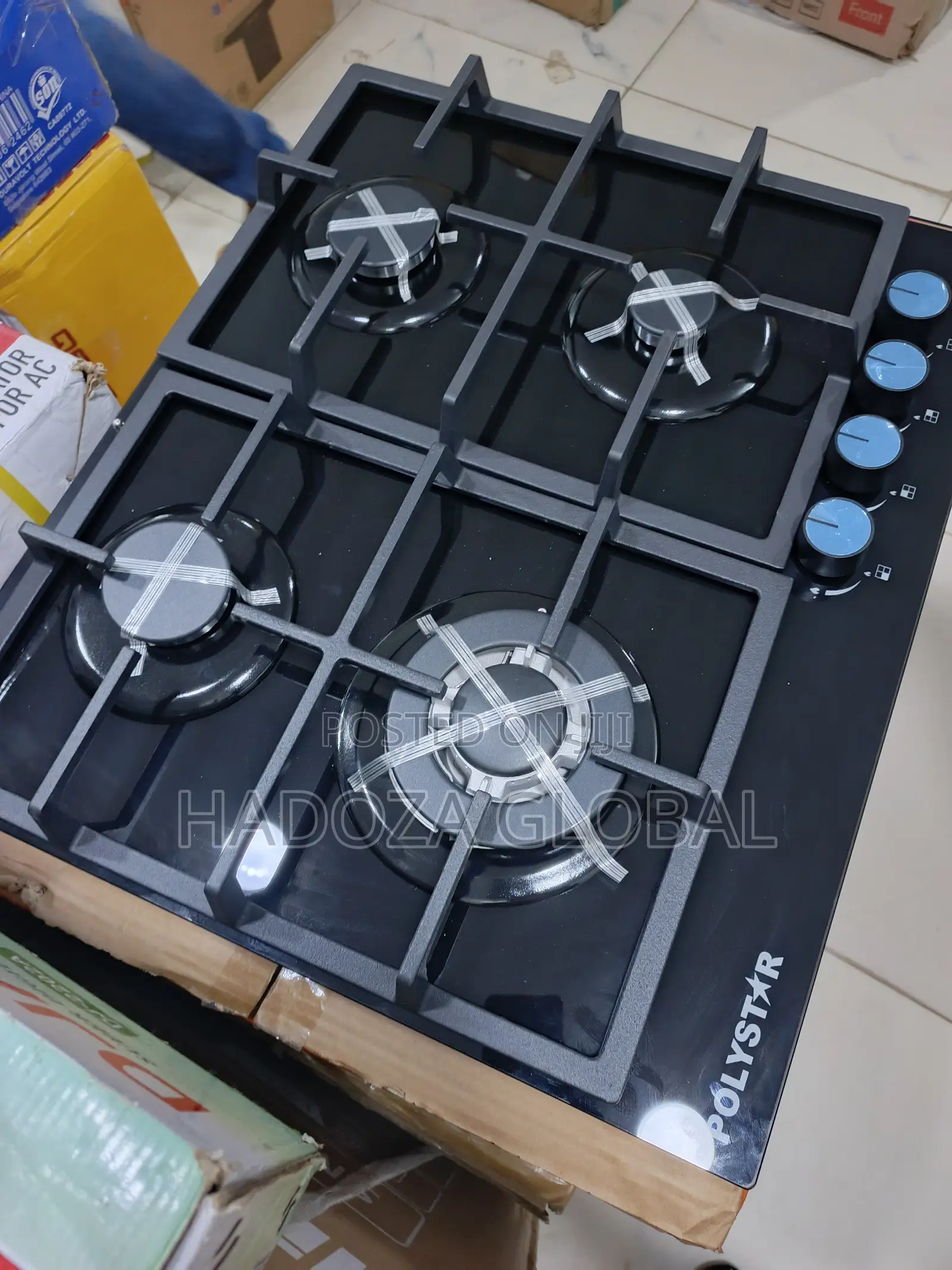 Polystar 4 Burner Built-in Gas Hob – Sleek Kitchen Appliance