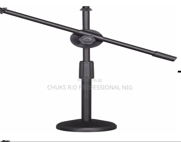 Desktop/Tabletop Microphone Stand With Boom Arm