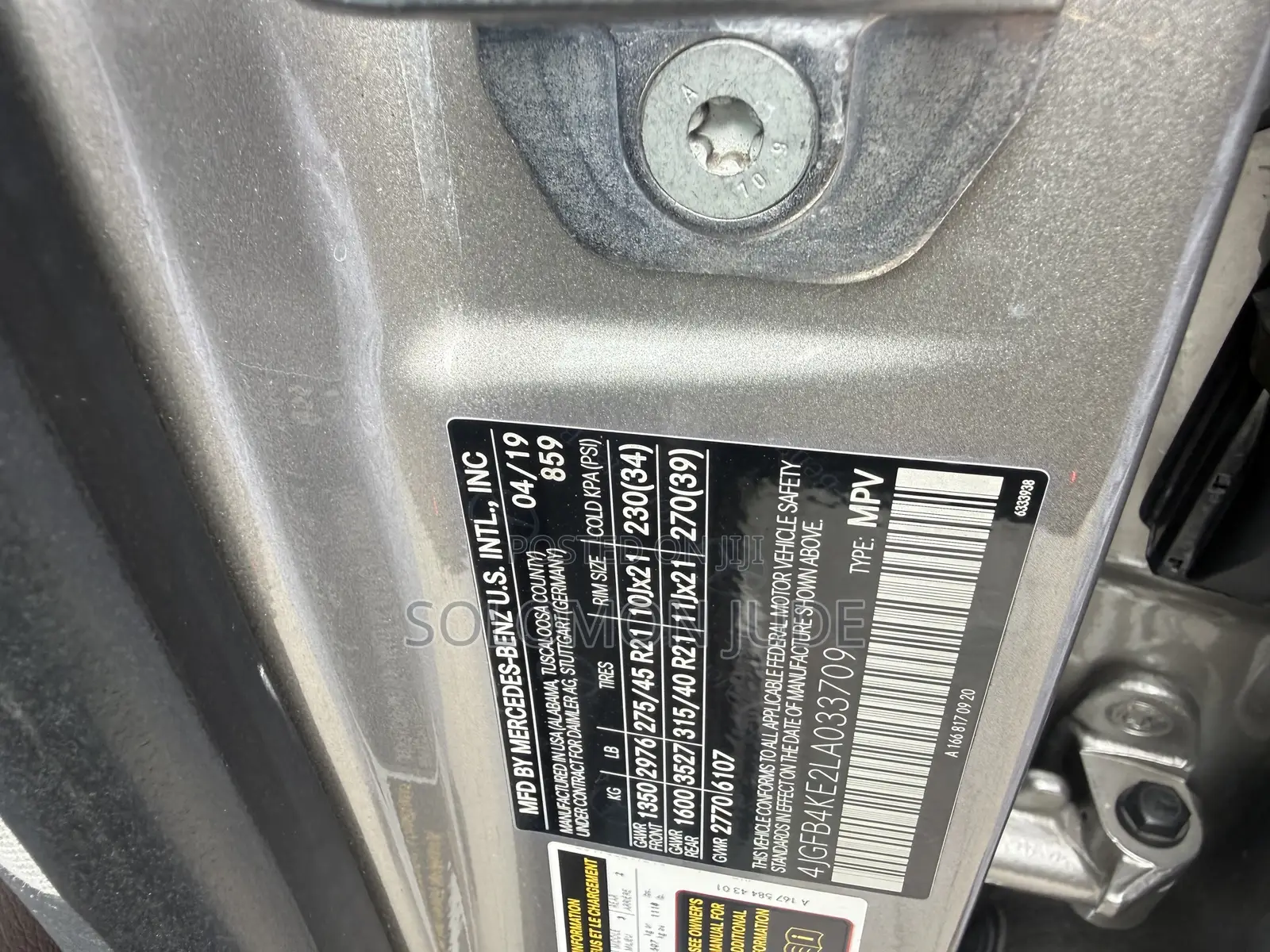 Mercedes-Benz GLE-Class 2020 Silver