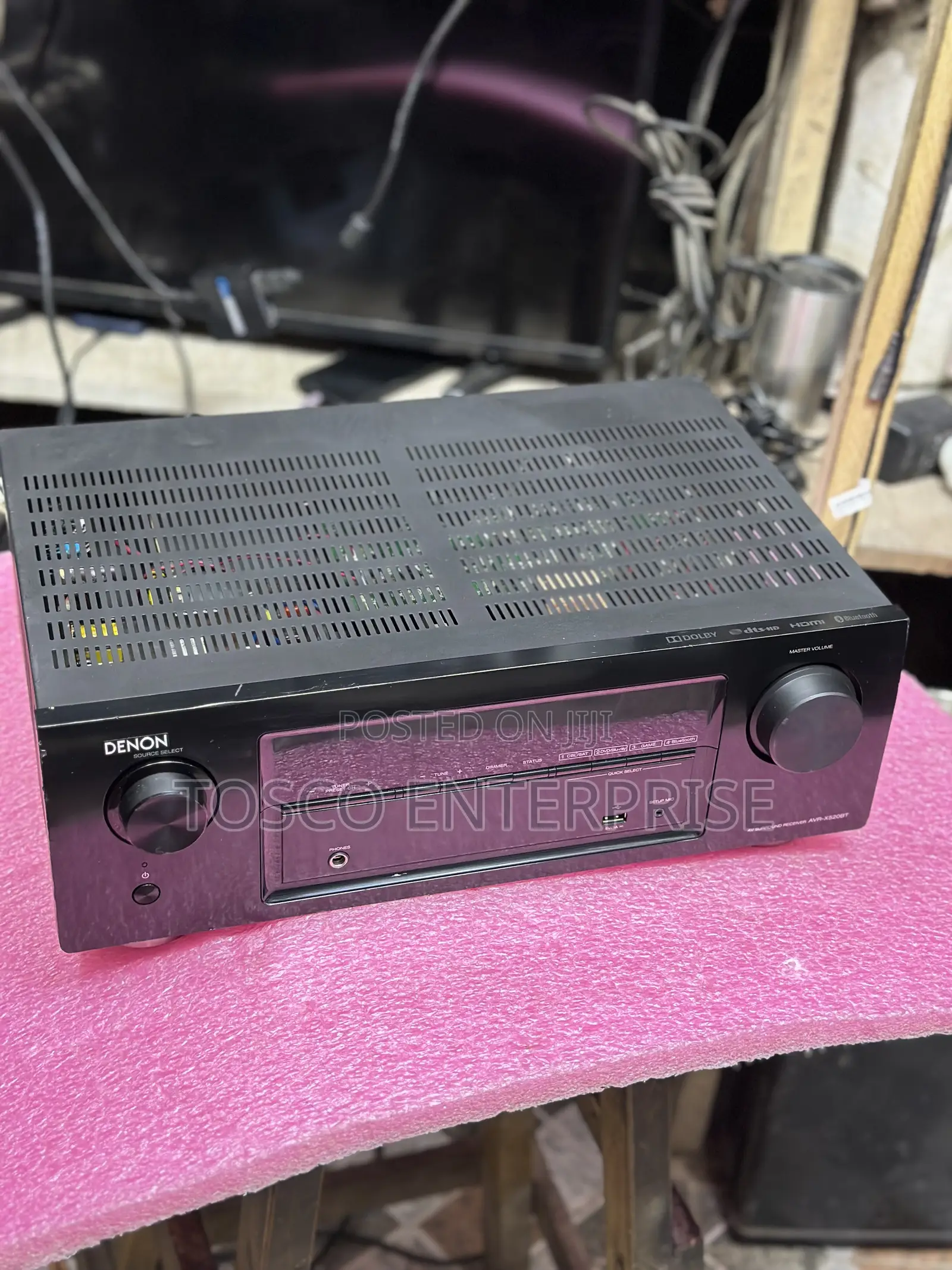 Denon AVR-X520BT 5.2CH 130W Bluetooth Home Cinema AV Receiver