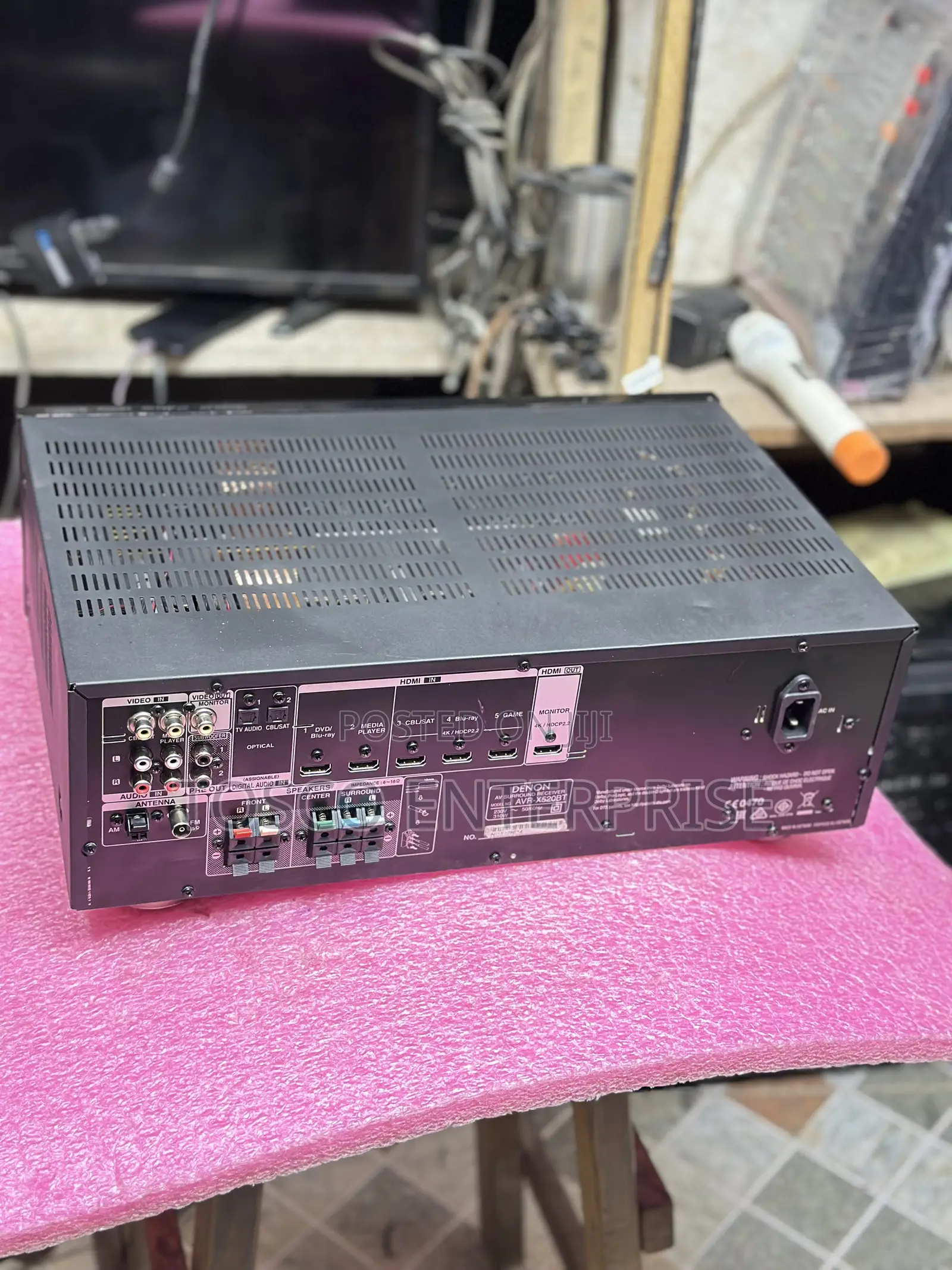 Denon AVR-X520BT 5.2CH 130W Bluetooth Home Cinema AV Receiver