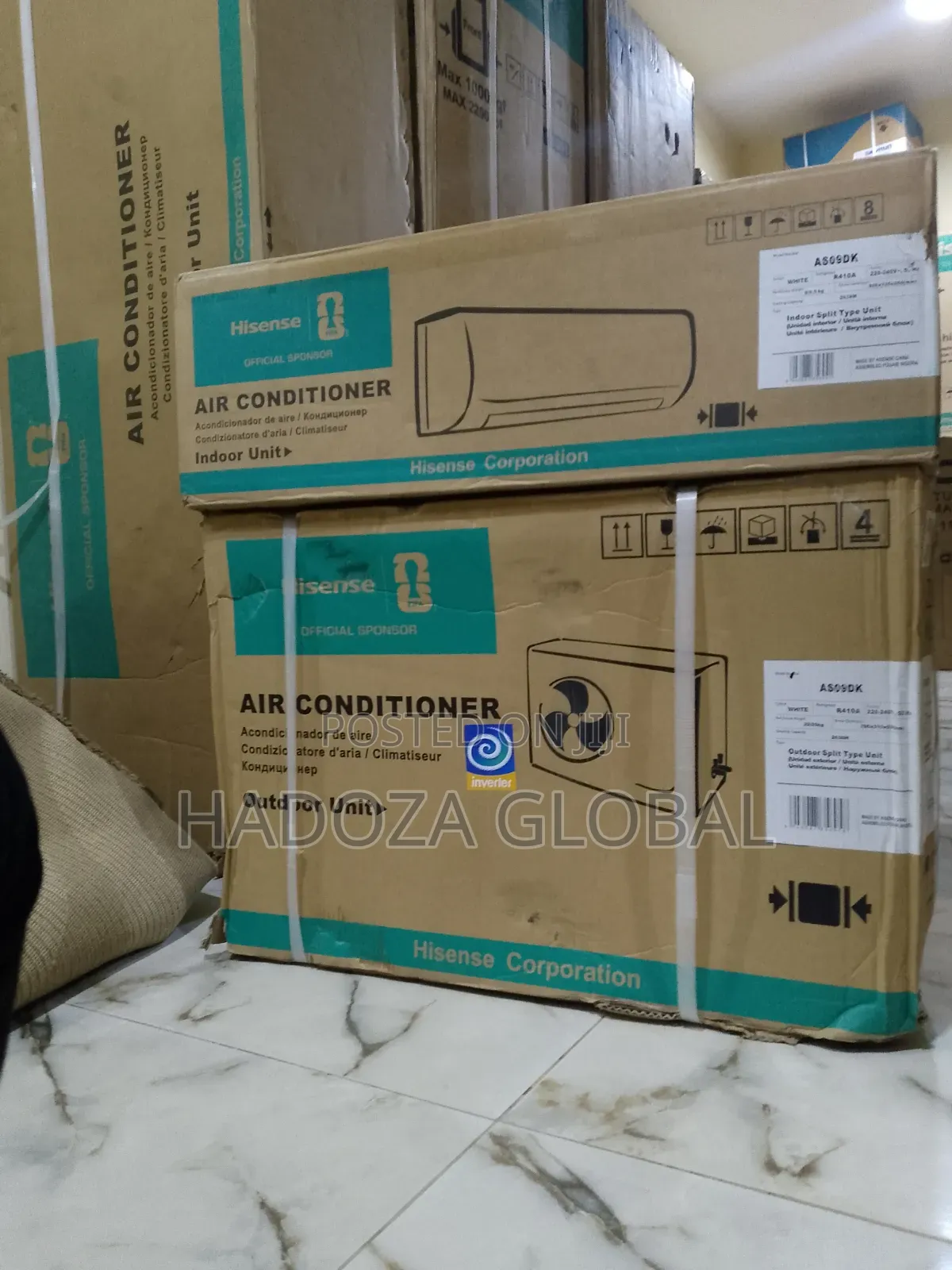 Efficient Hisense Split Inverter A.C 1.5hp- R410 Gas