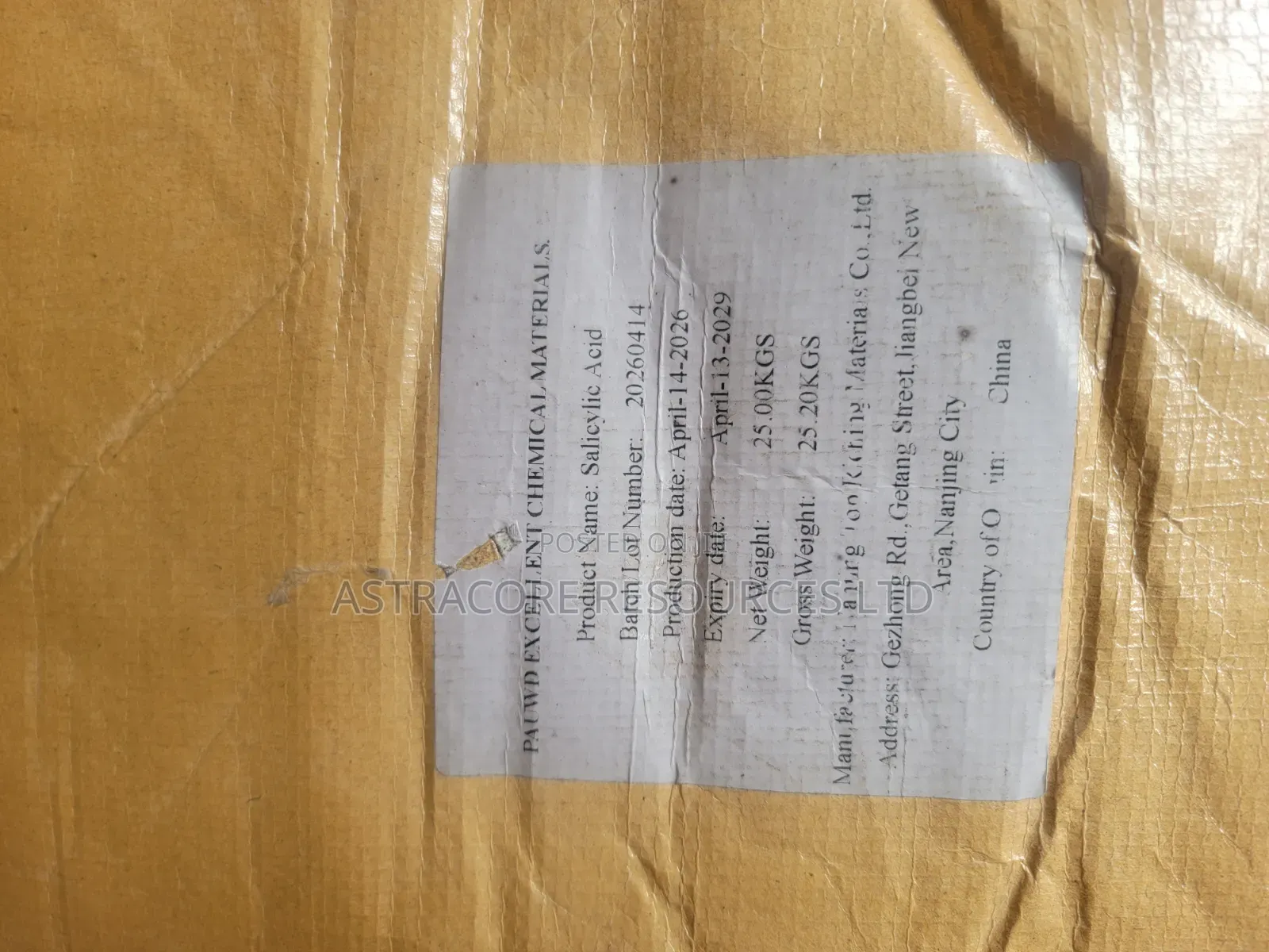 Salicylic Acid (25kg Bag)