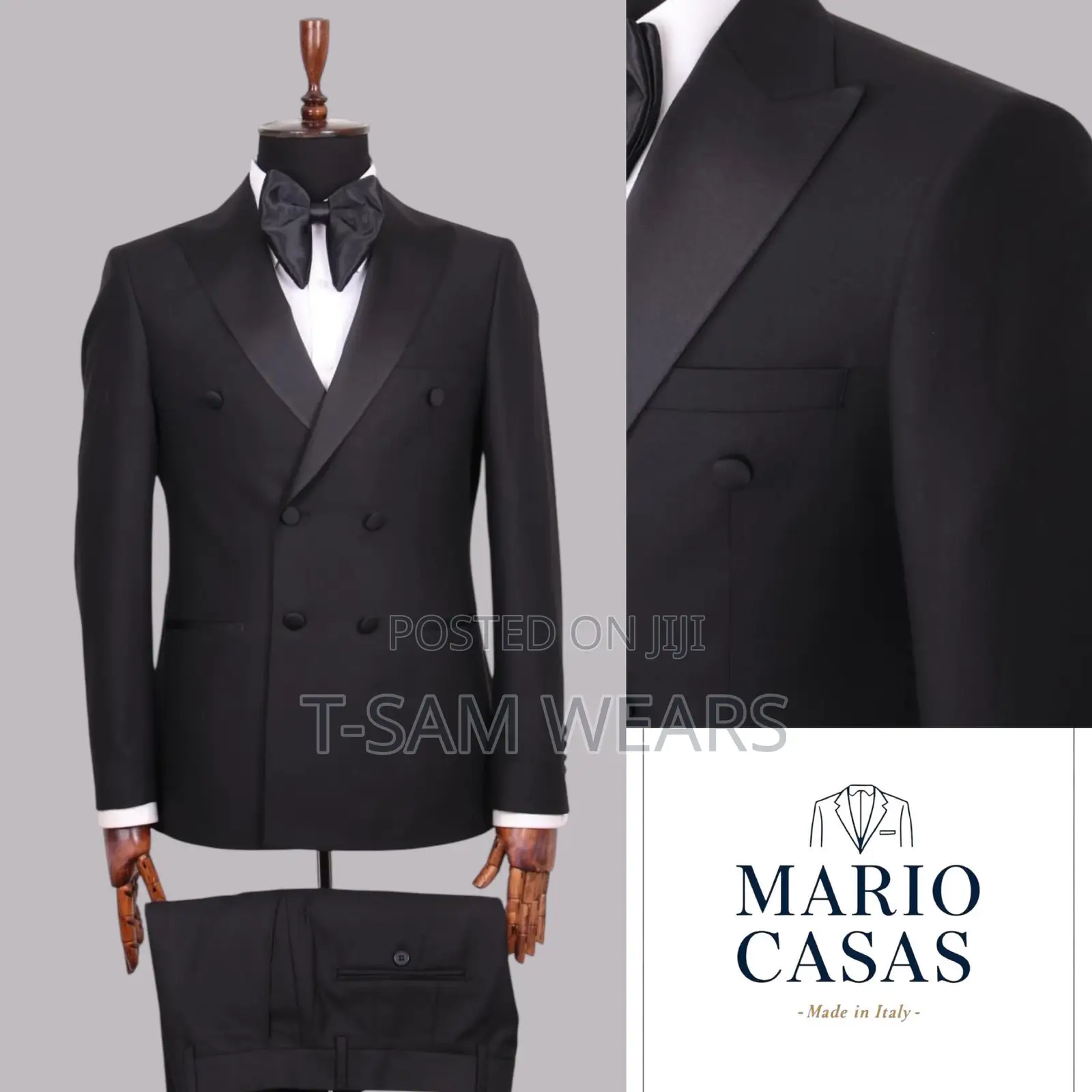 Mario Casas Double Breasted Toxido Suit