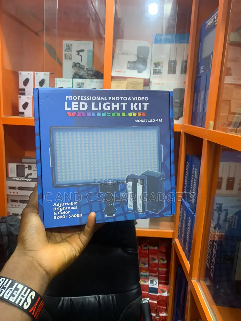 Professional Video and Photo Led PRO Led Light Kit 416
